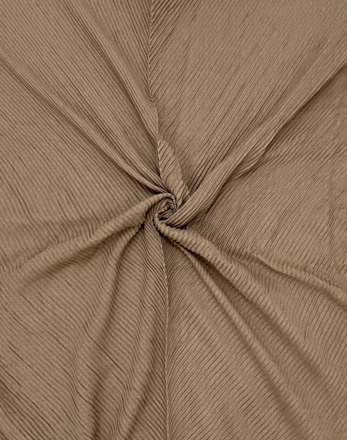 Crumpled Hijab - Khaki Beige