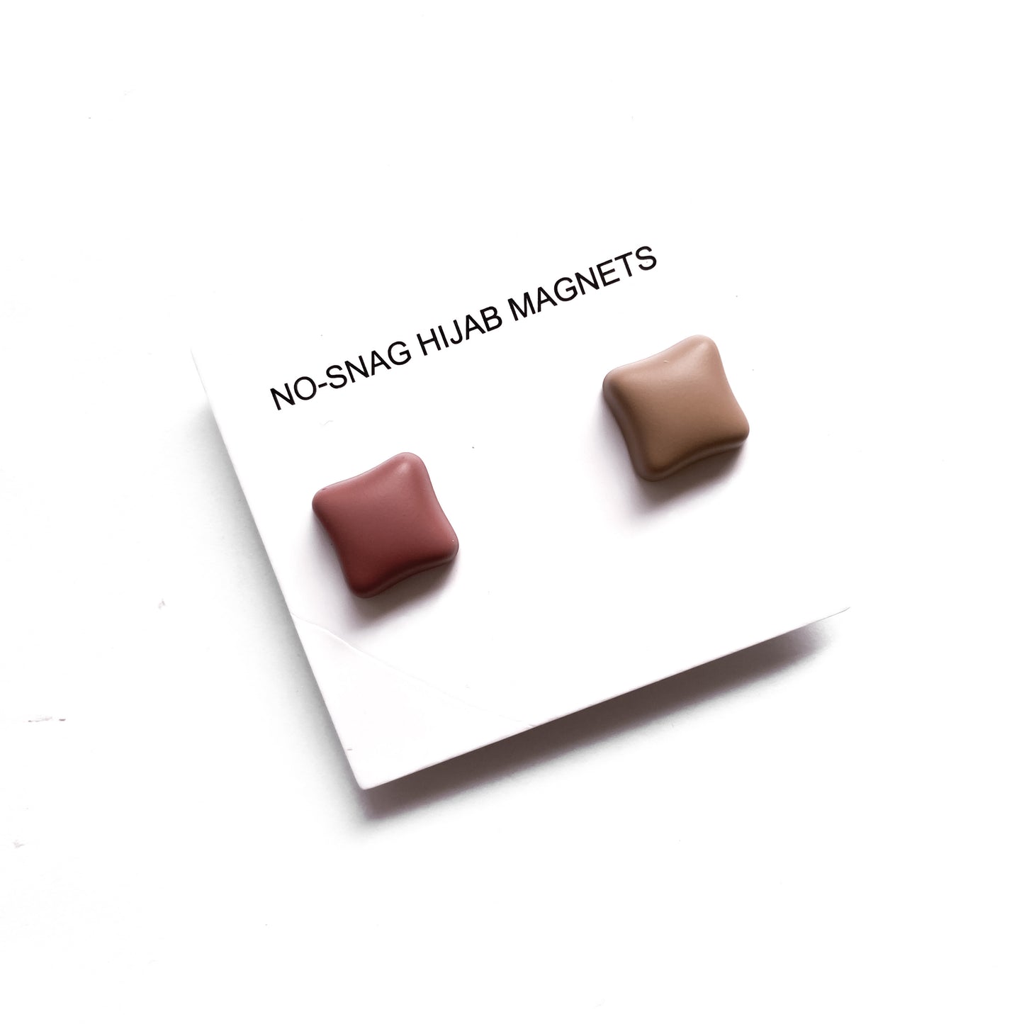 Matte Hijab Magnets (Square) - Rose Dust