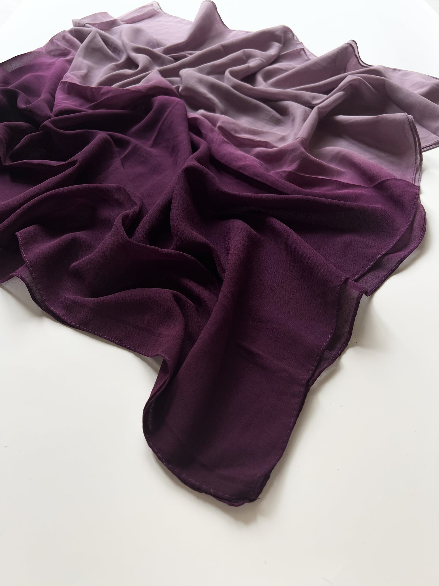Ombre Georgette Hijab - Runway Couture