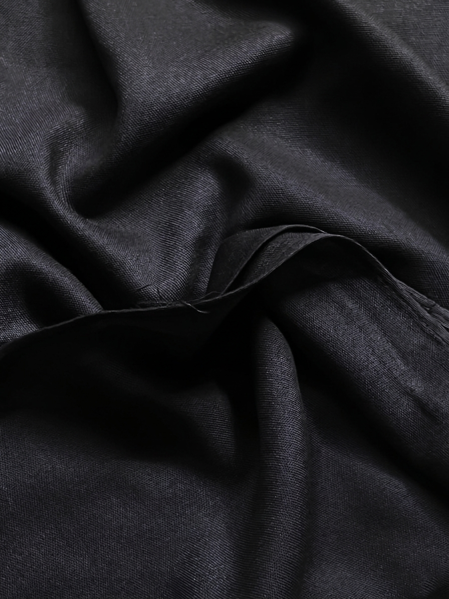 Modal Hijab XL (Single Stitch)- Black