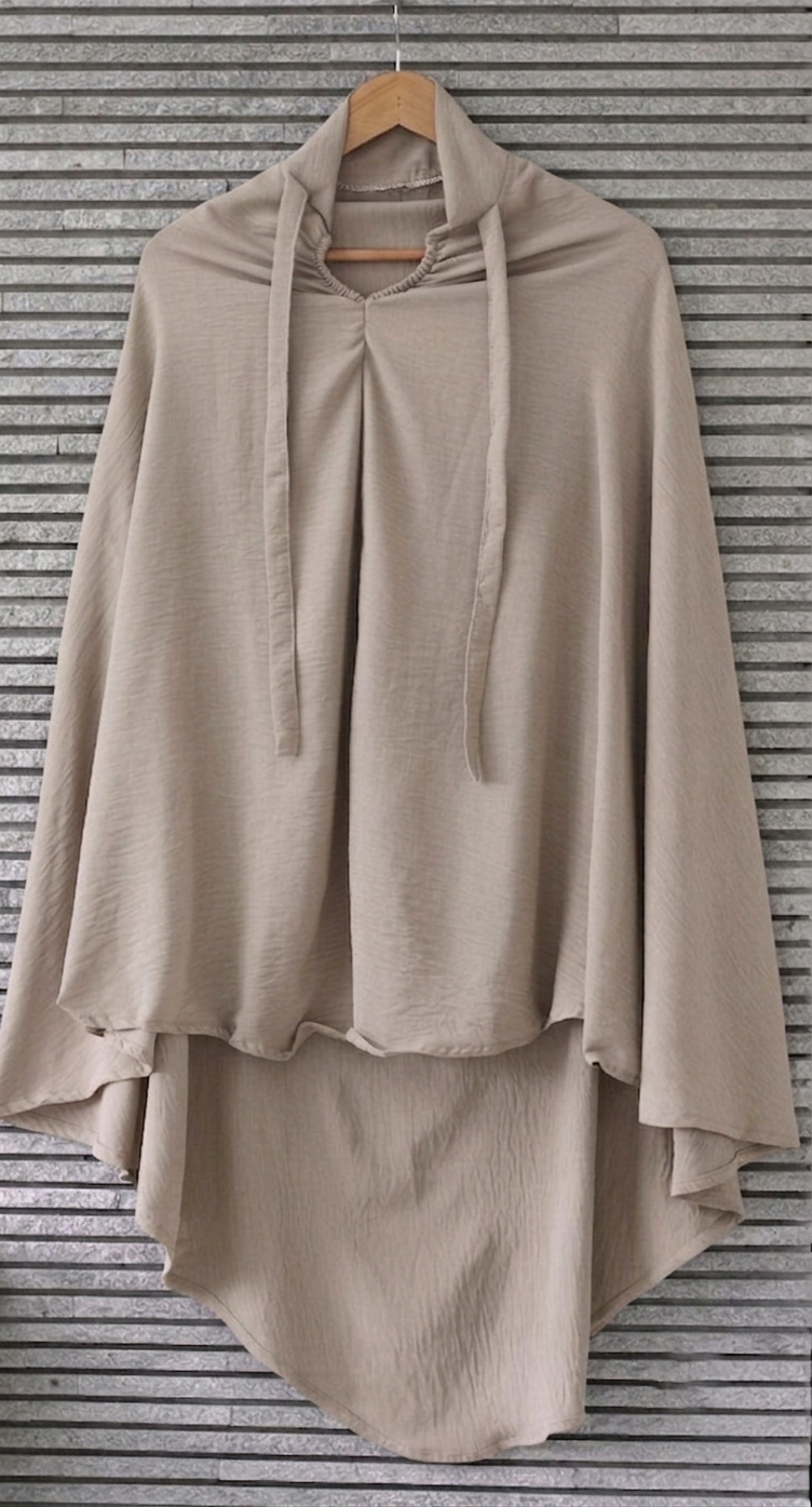 Namaz and Umrah Scarf - Light Beige