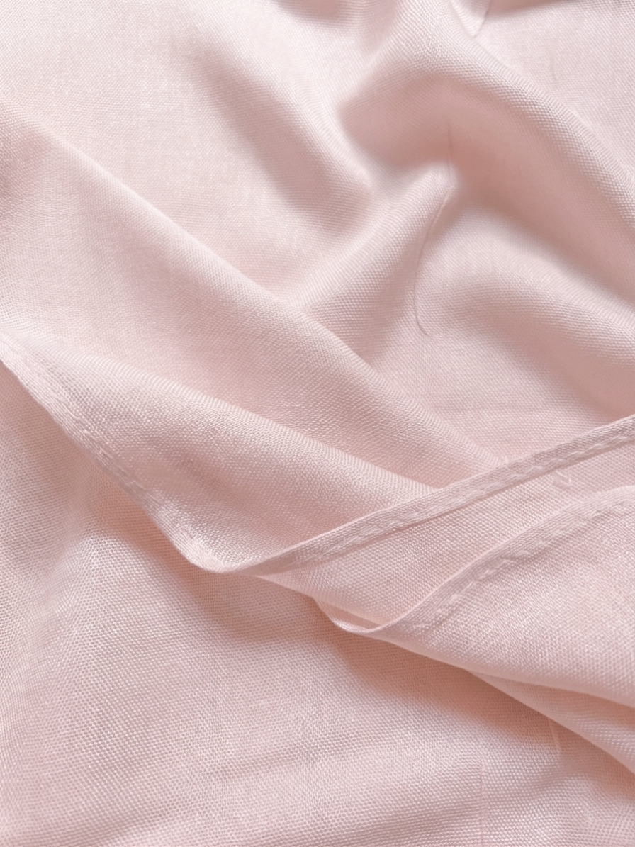 Modal Hijab XL (Single Stitch)- Light Powder Pink
