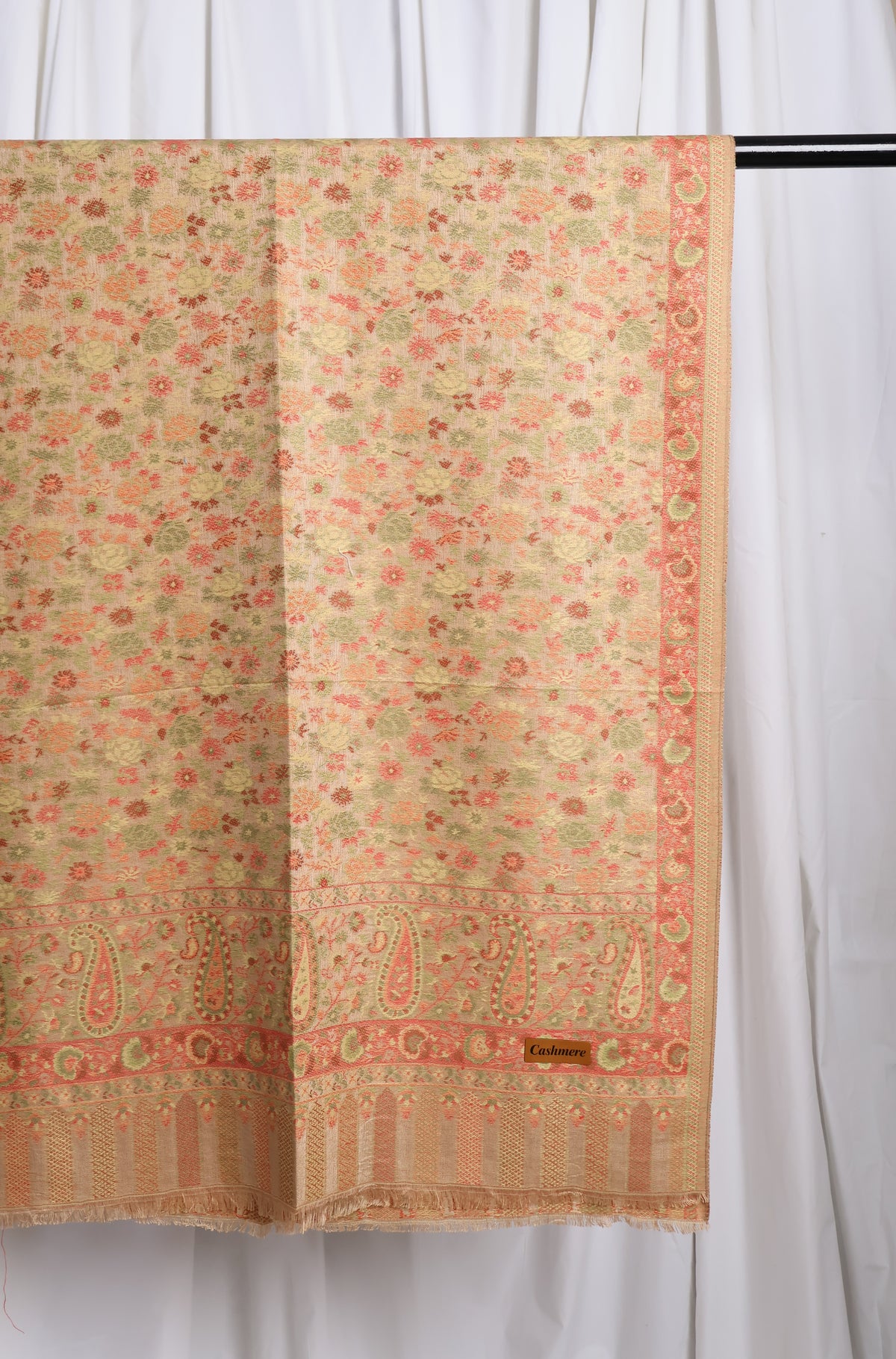 Naqsh Pashmina Hijab - Beige