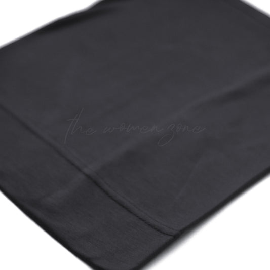 Bonnet Hijab Cap - Dark Grey