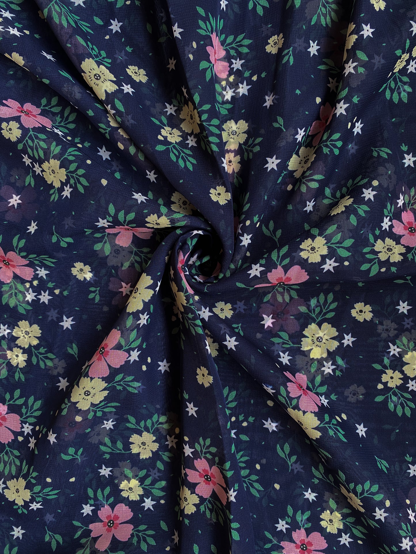 Printed Georgette - Garden of Glory