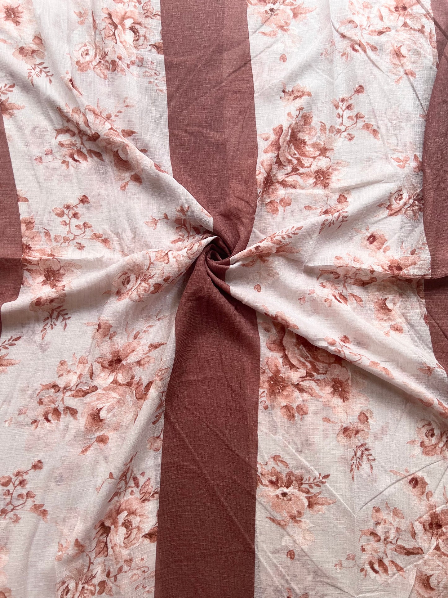 Rumana Printed Hijab - Rose Tan