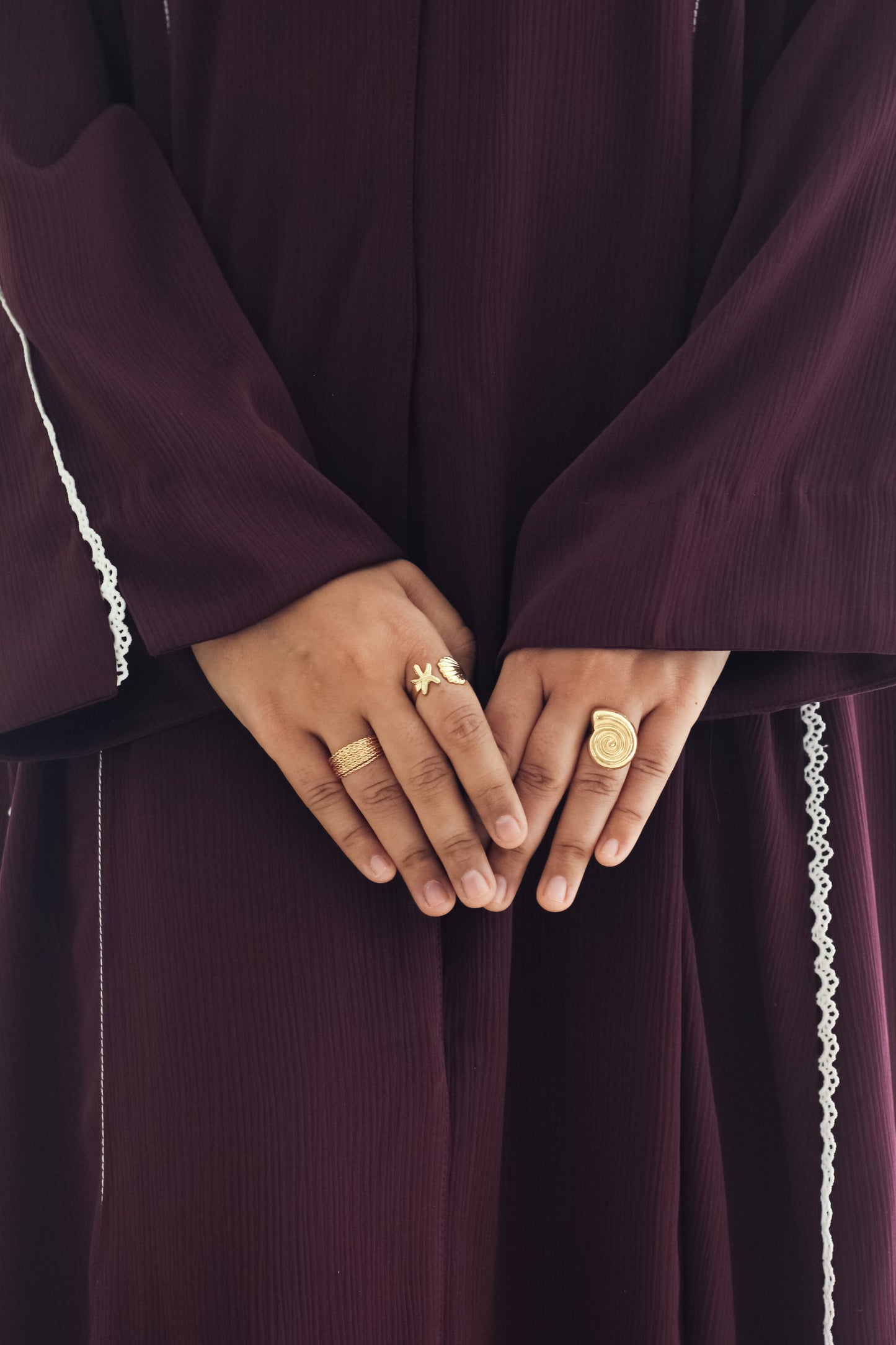 Heba Abaya - Plum