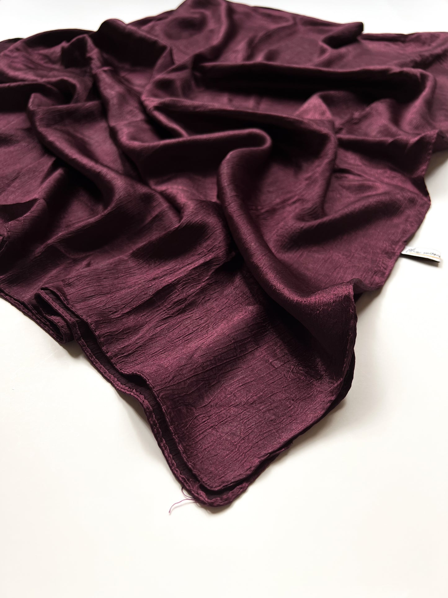 Textured Silk - Deep Maroon