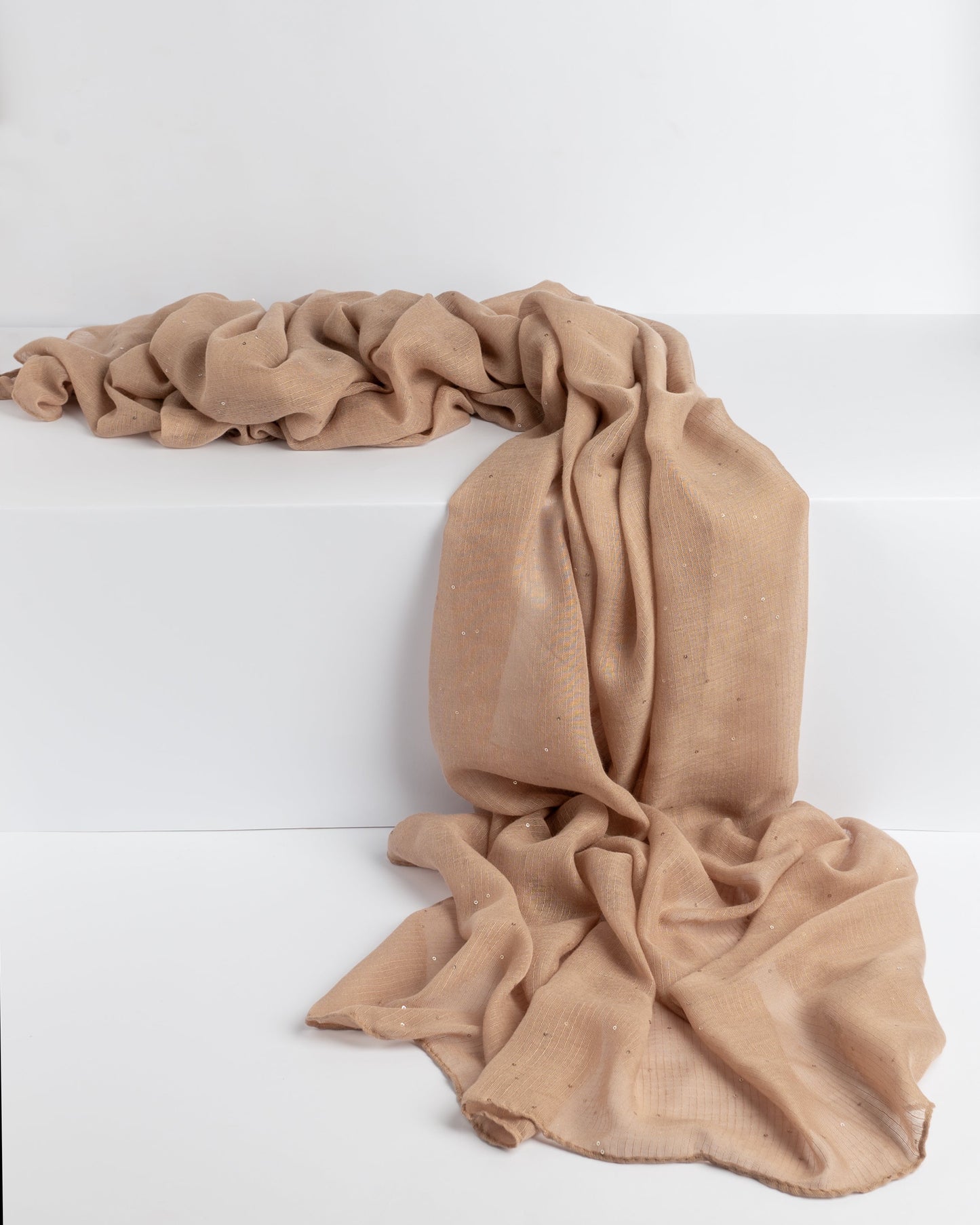 Sequin-Me Hijab - Taupe