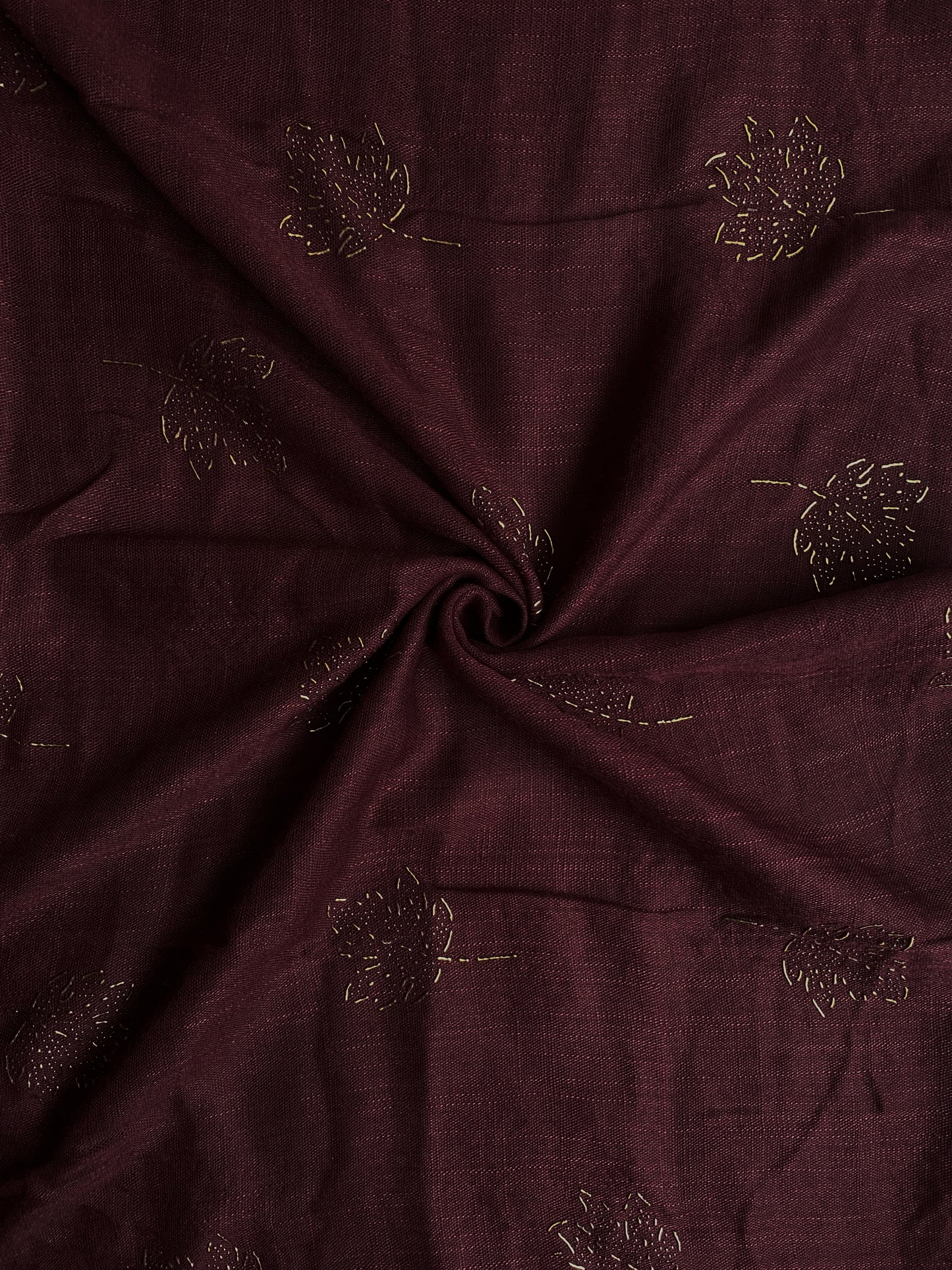 The Golden Touch - Dark Maroon