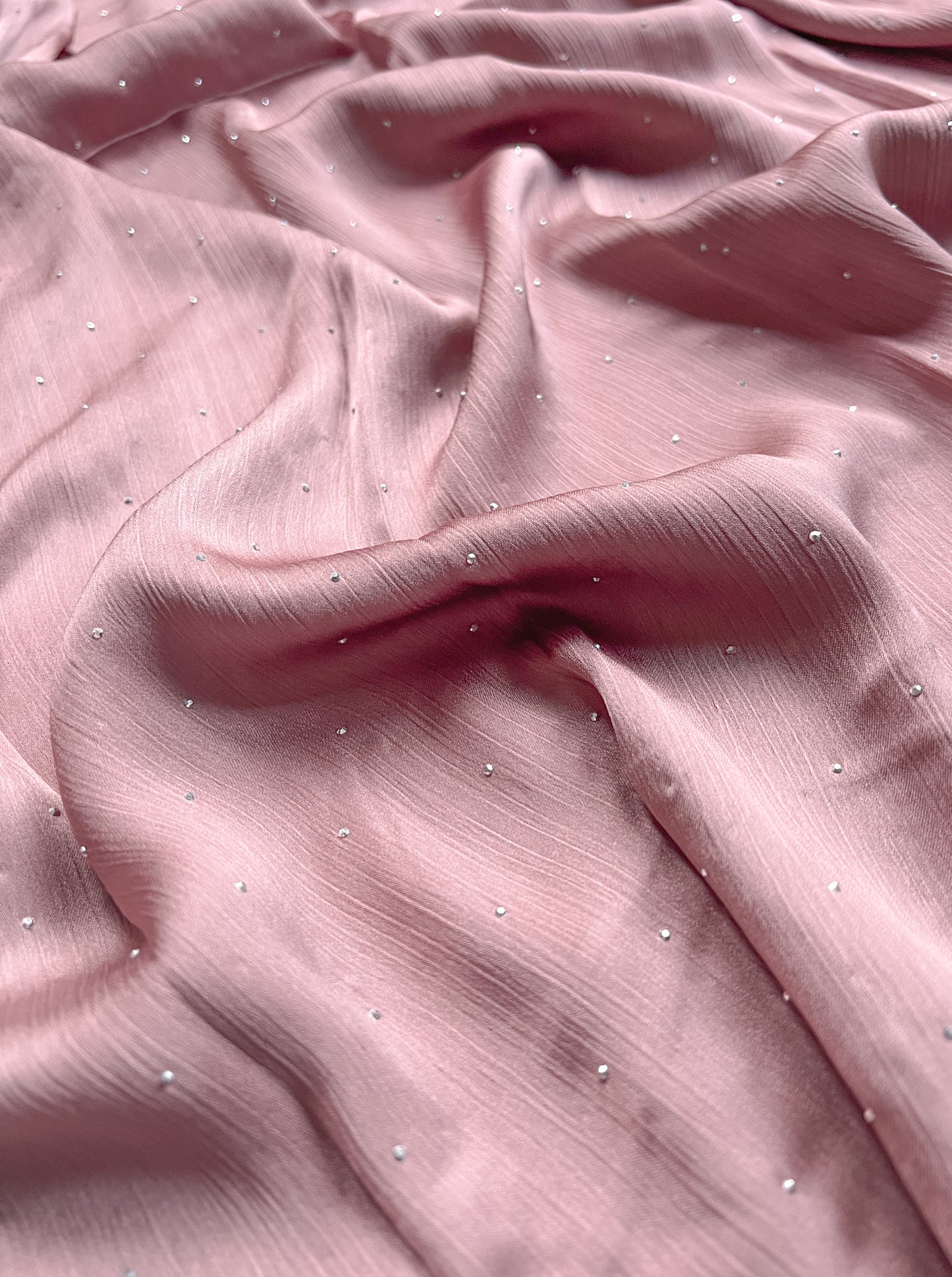 Crinkle Silk Luxe - Powder Pink