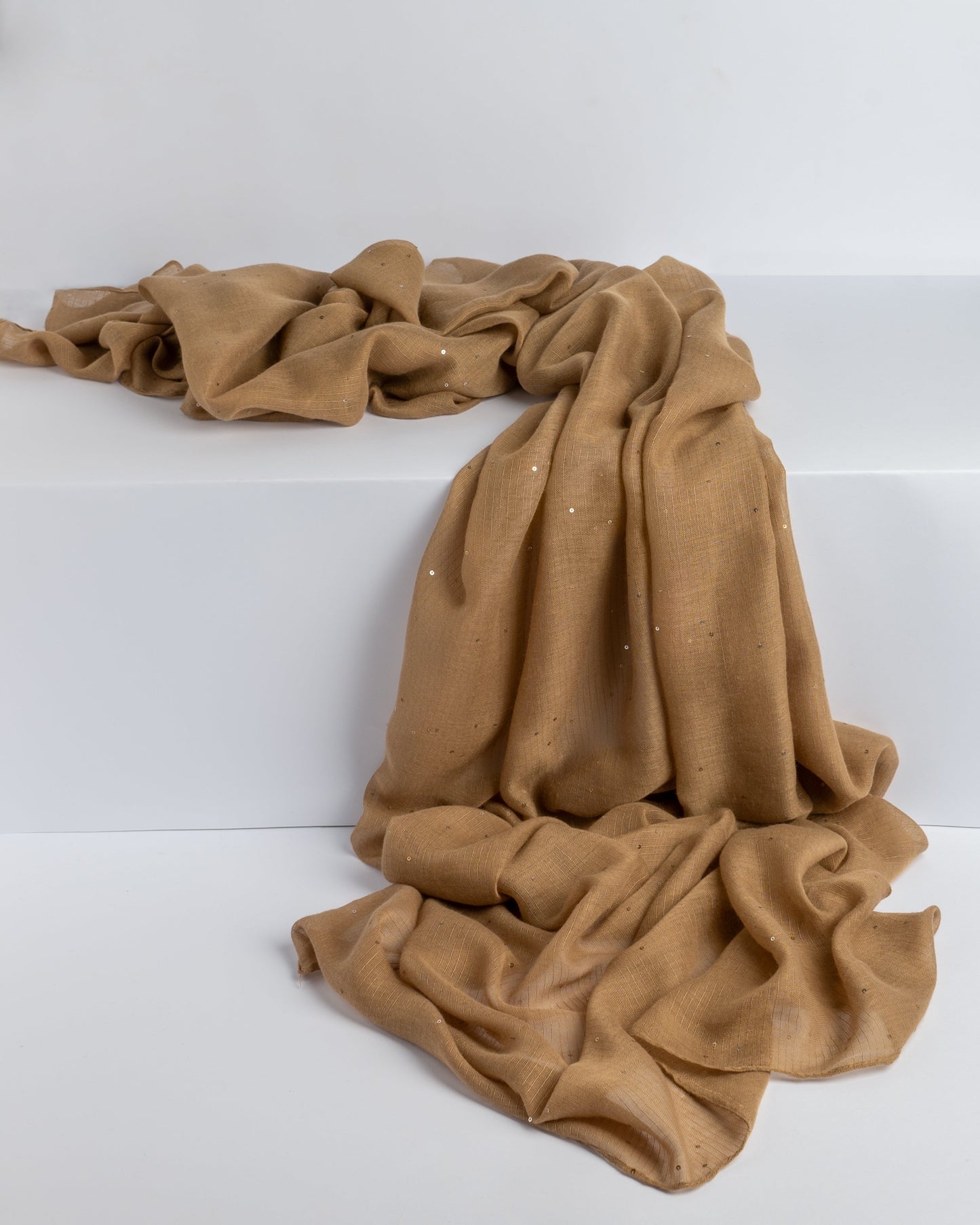 Sequin-Me Hijab - Khaki Beige