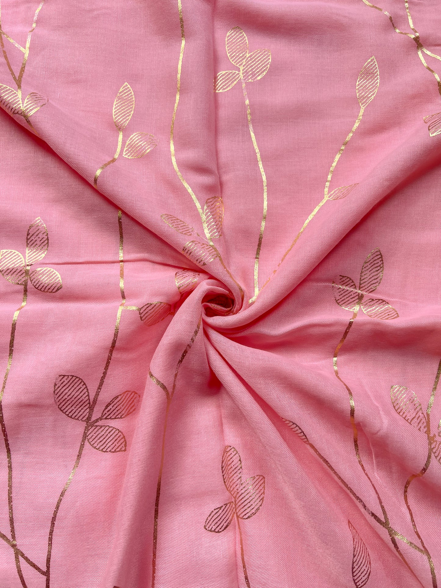 Botanical Hijab - Flamingo Pink