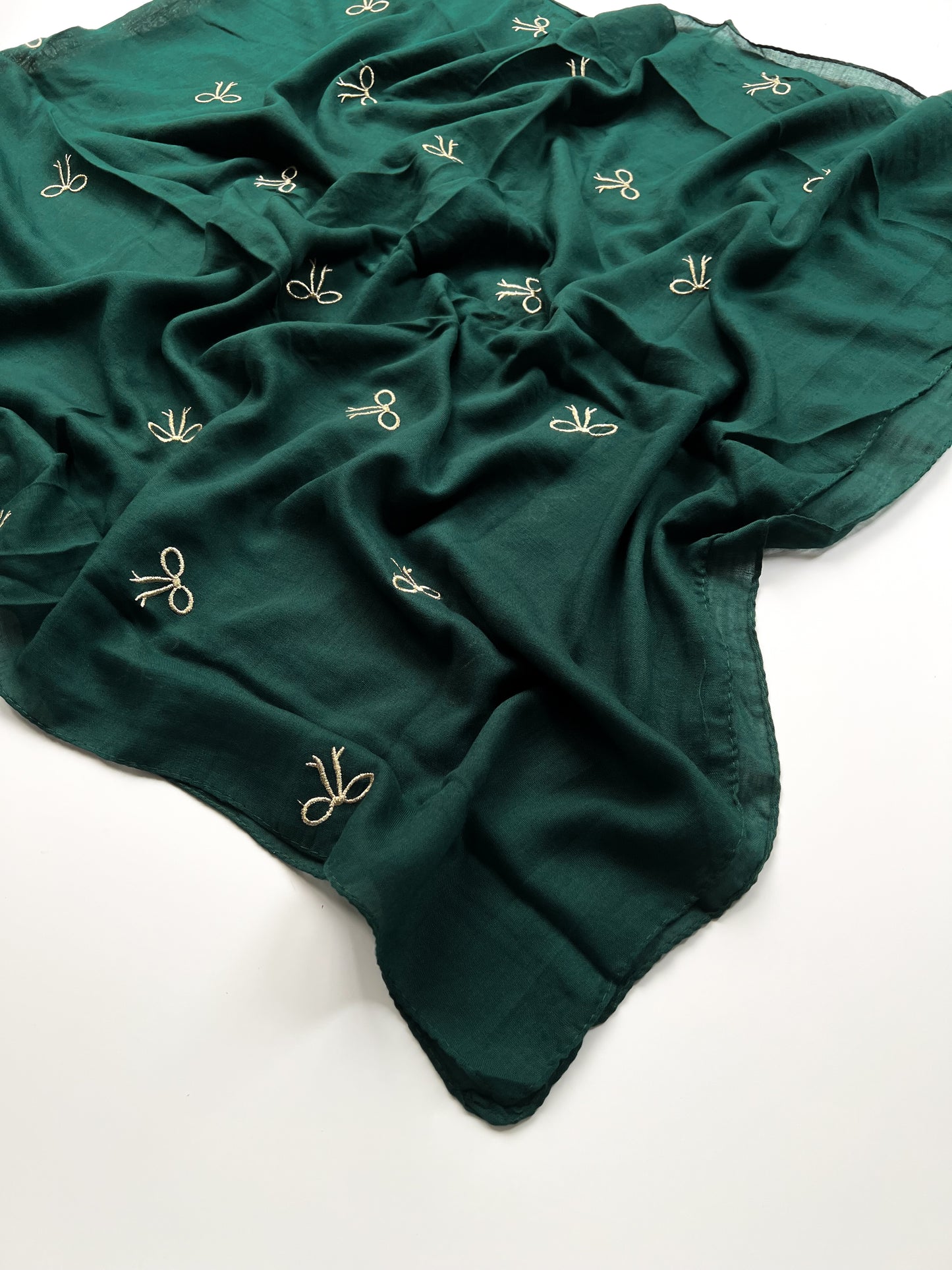 Bow-Me Hijab - Emerald Green
