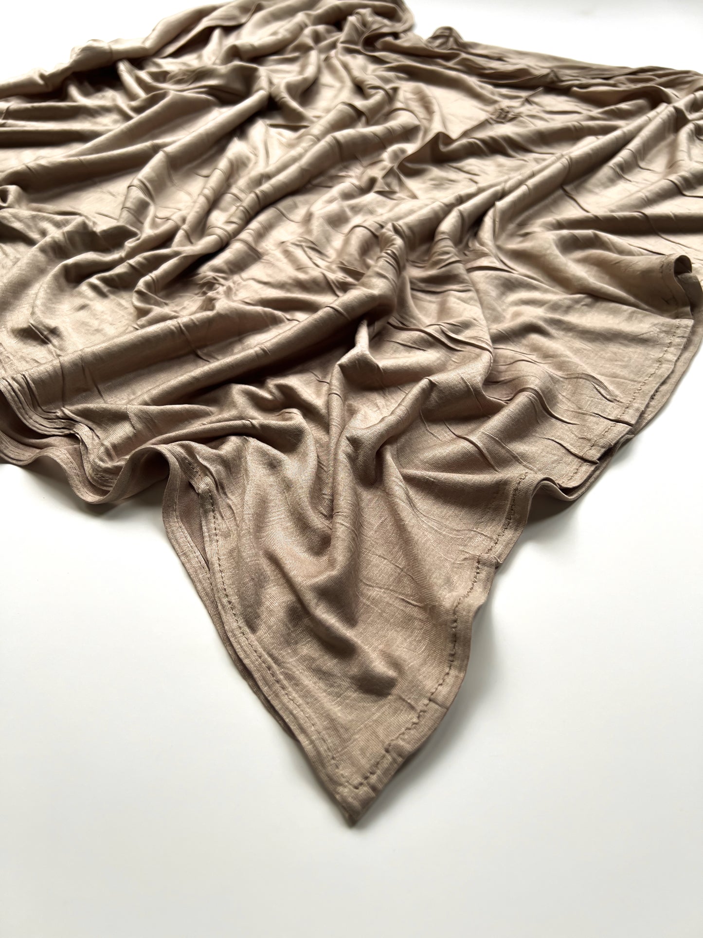 Modal Jersey Hijab - Khaki Beige