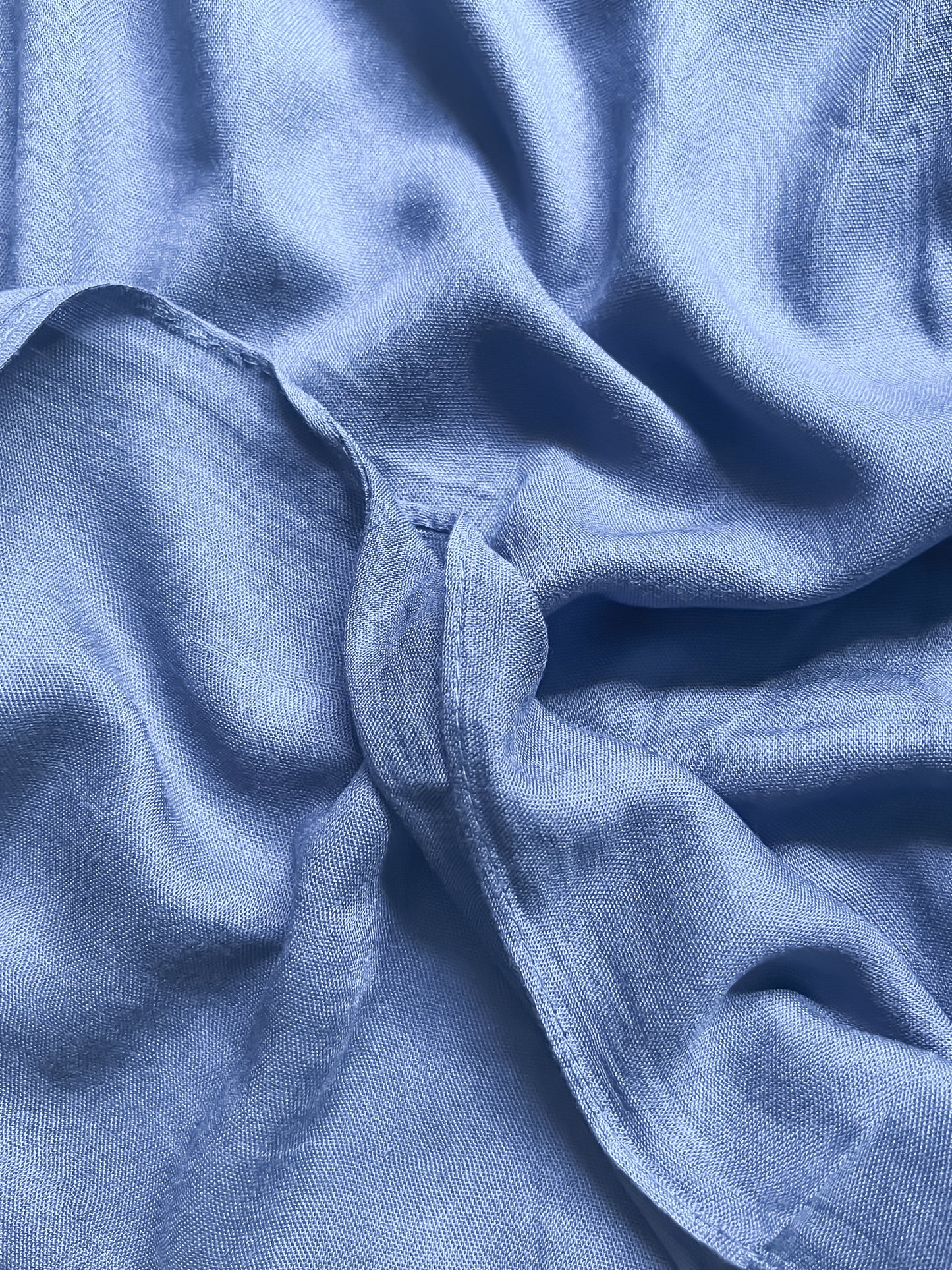 Modal Hijab (Single Stitch)- Light blue