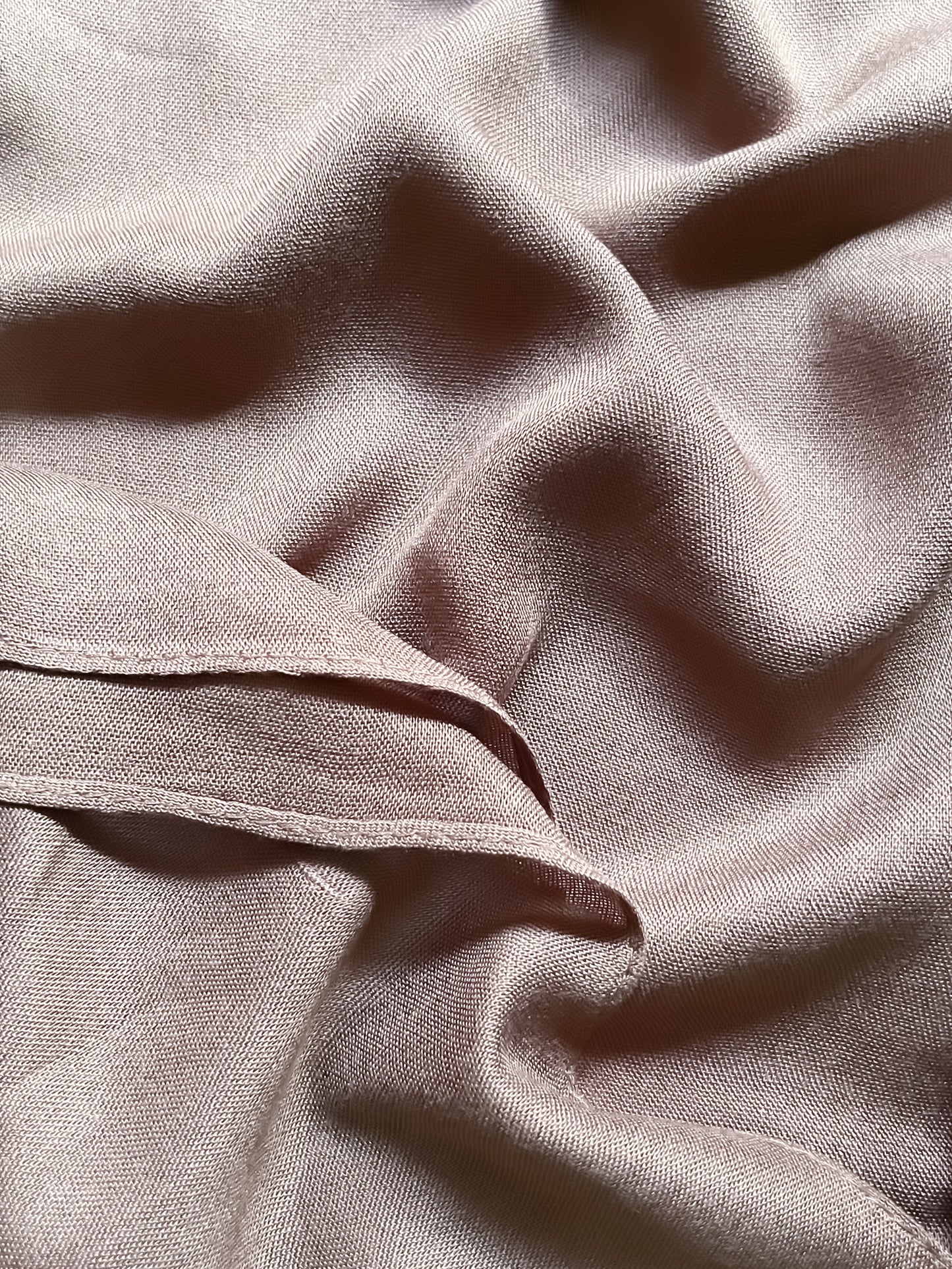 Modal Hijab (Single Stitch)- French Beige