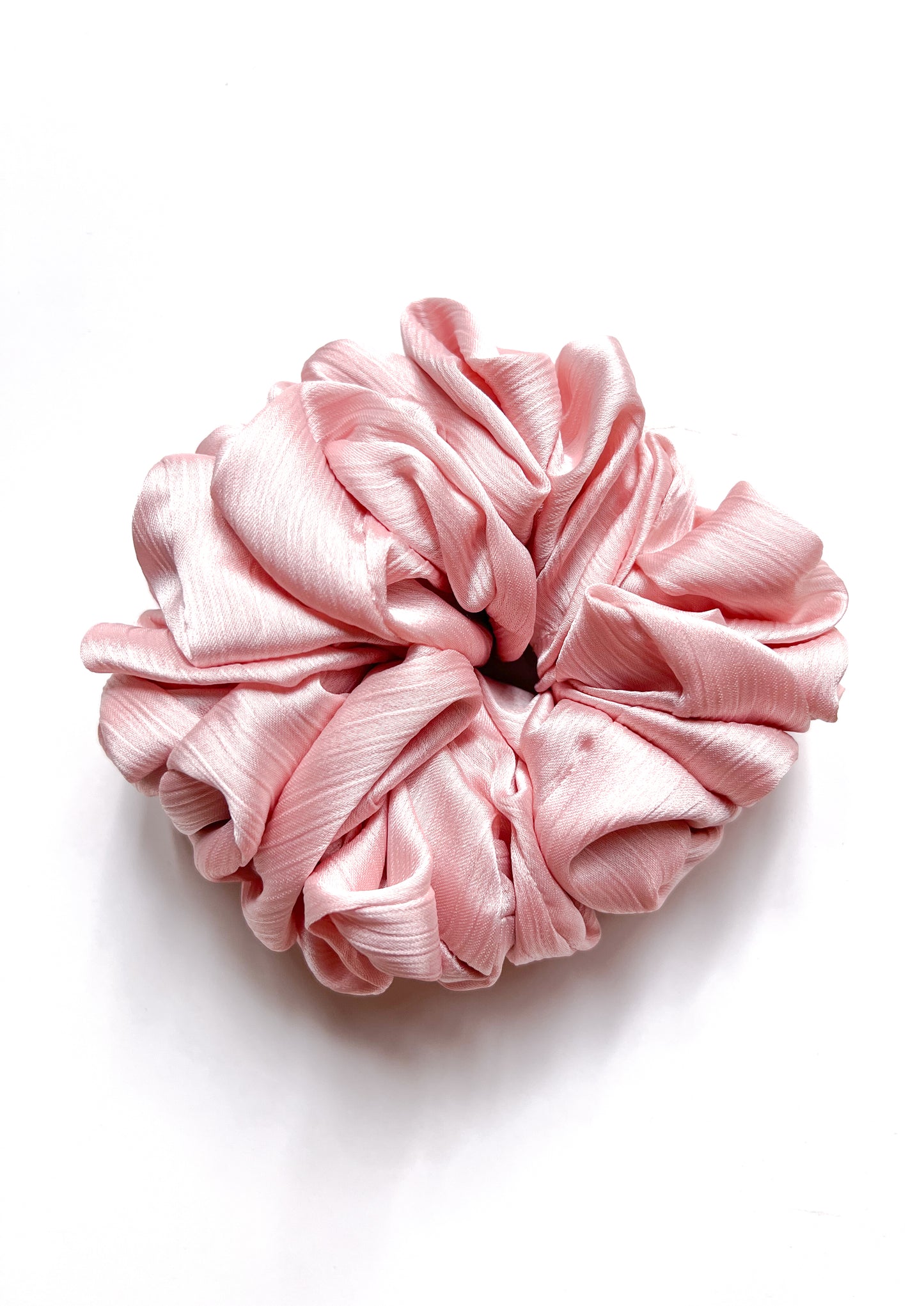 Silk Volumizing Scrunchie - Pink