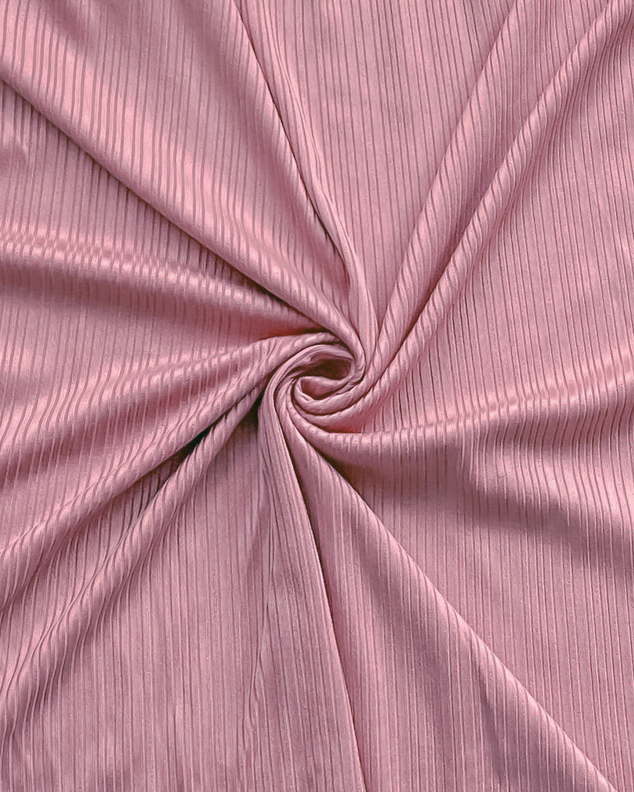 Budget Ribbed Jersey Hijab - Tea Pink