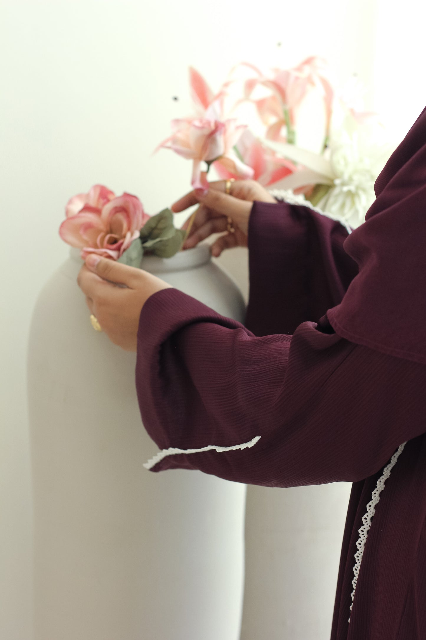 Heba Abaya - Plum