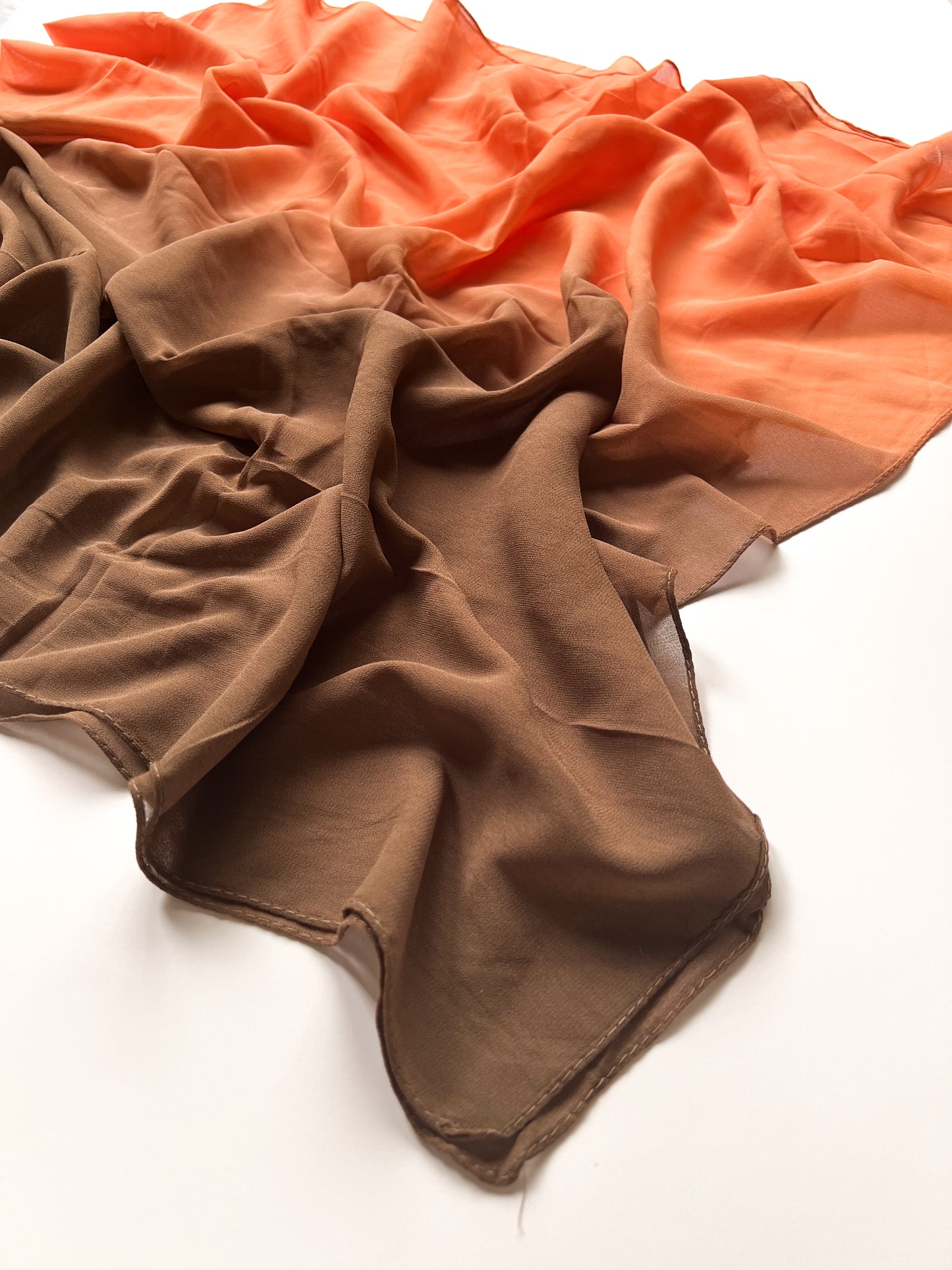 Ombre Georgette Hijab - Coco Cafe