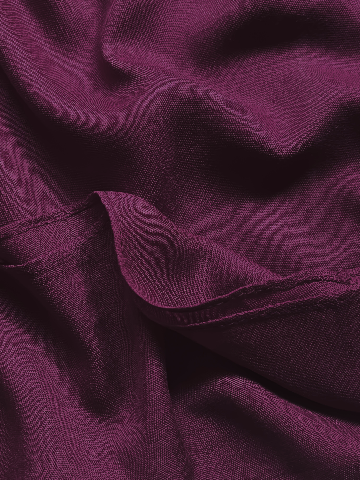 Modal Hijab XL (Single Stitch)- Berry Rose