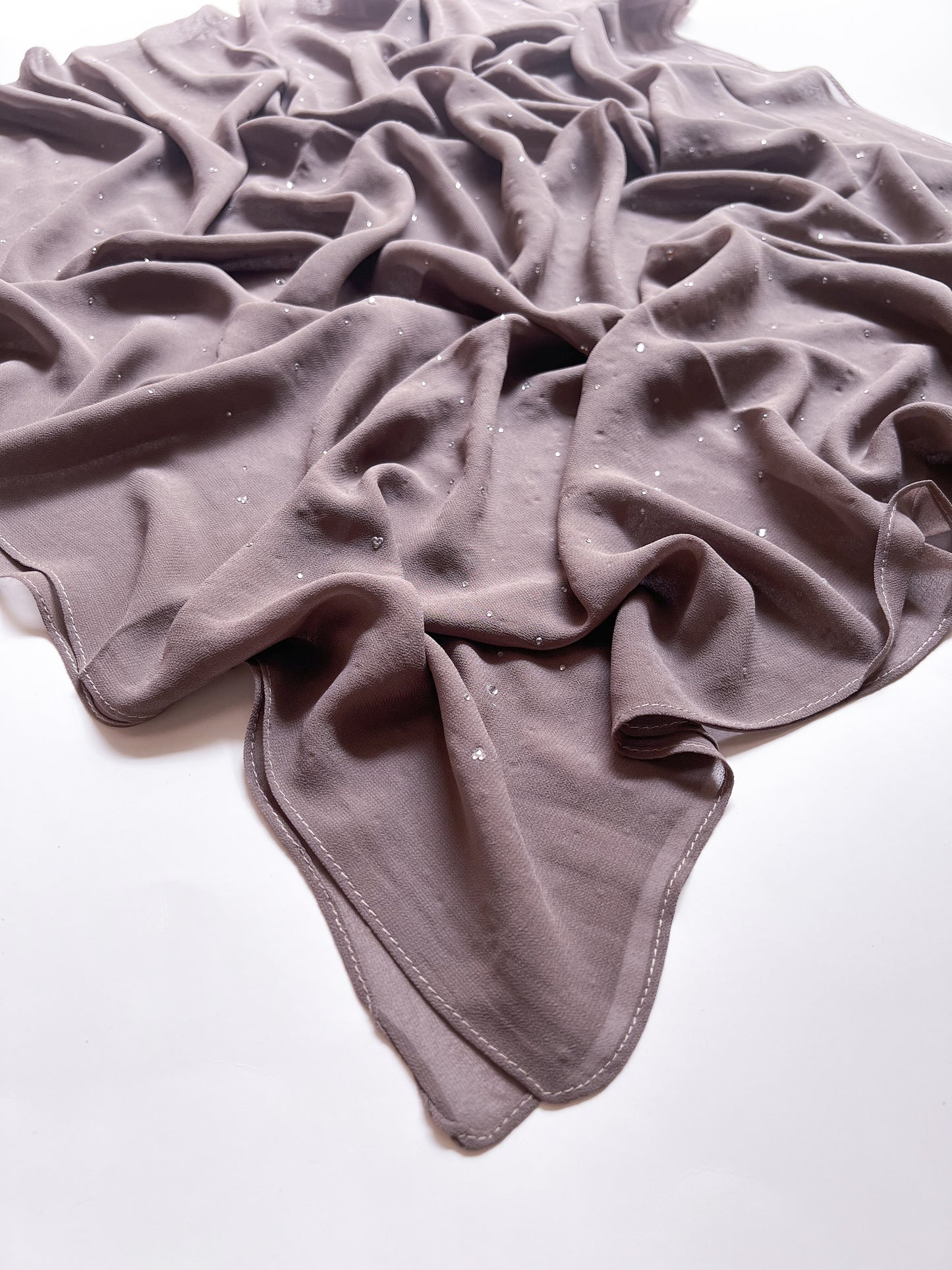 Chiffon Luxe Hijab - Ash Pink