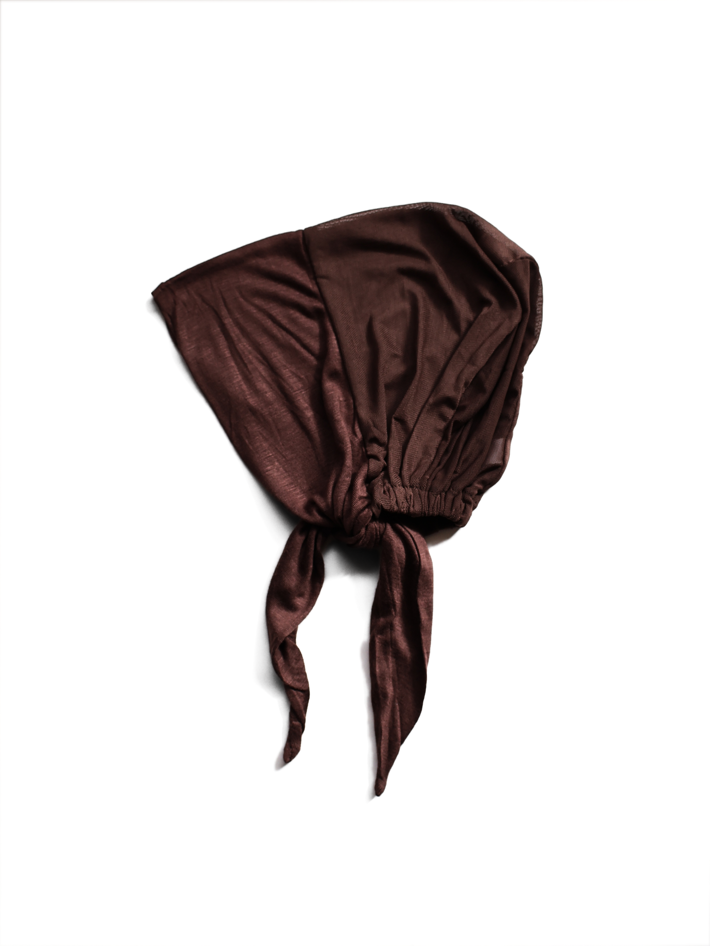 Mesh-Back Underscarf - Chocolate Brown
