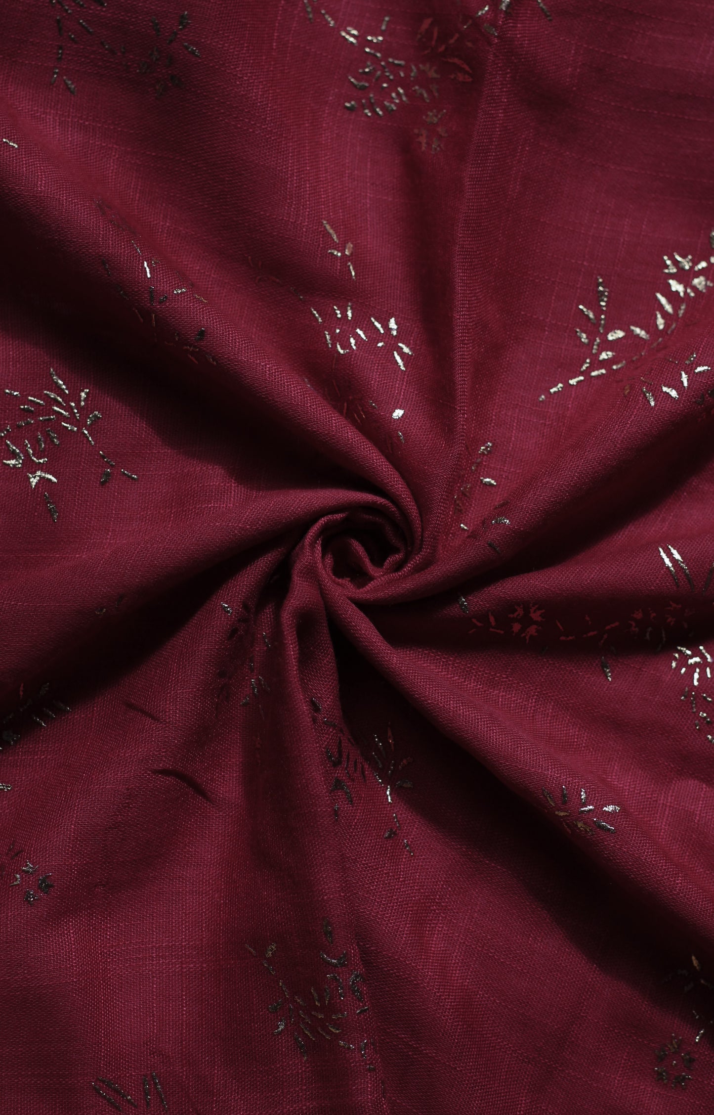Gold Botanical - Maroon
