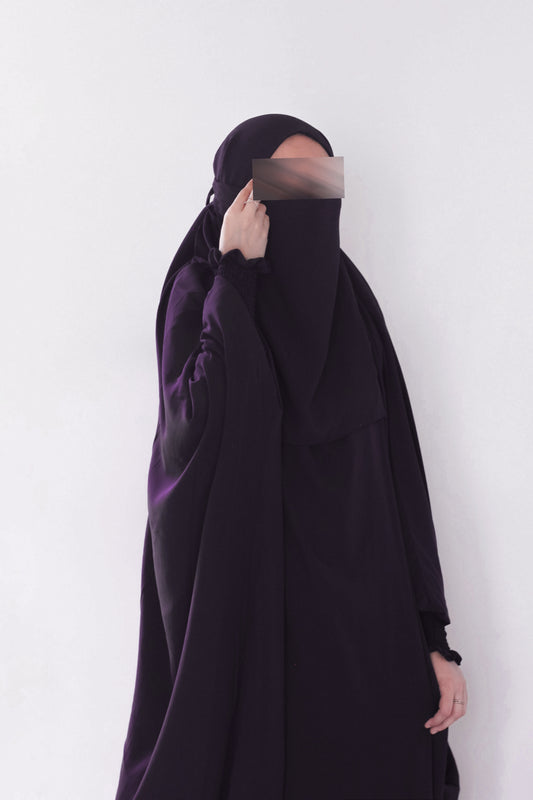 Jilbab + FREE Niqab - Purple