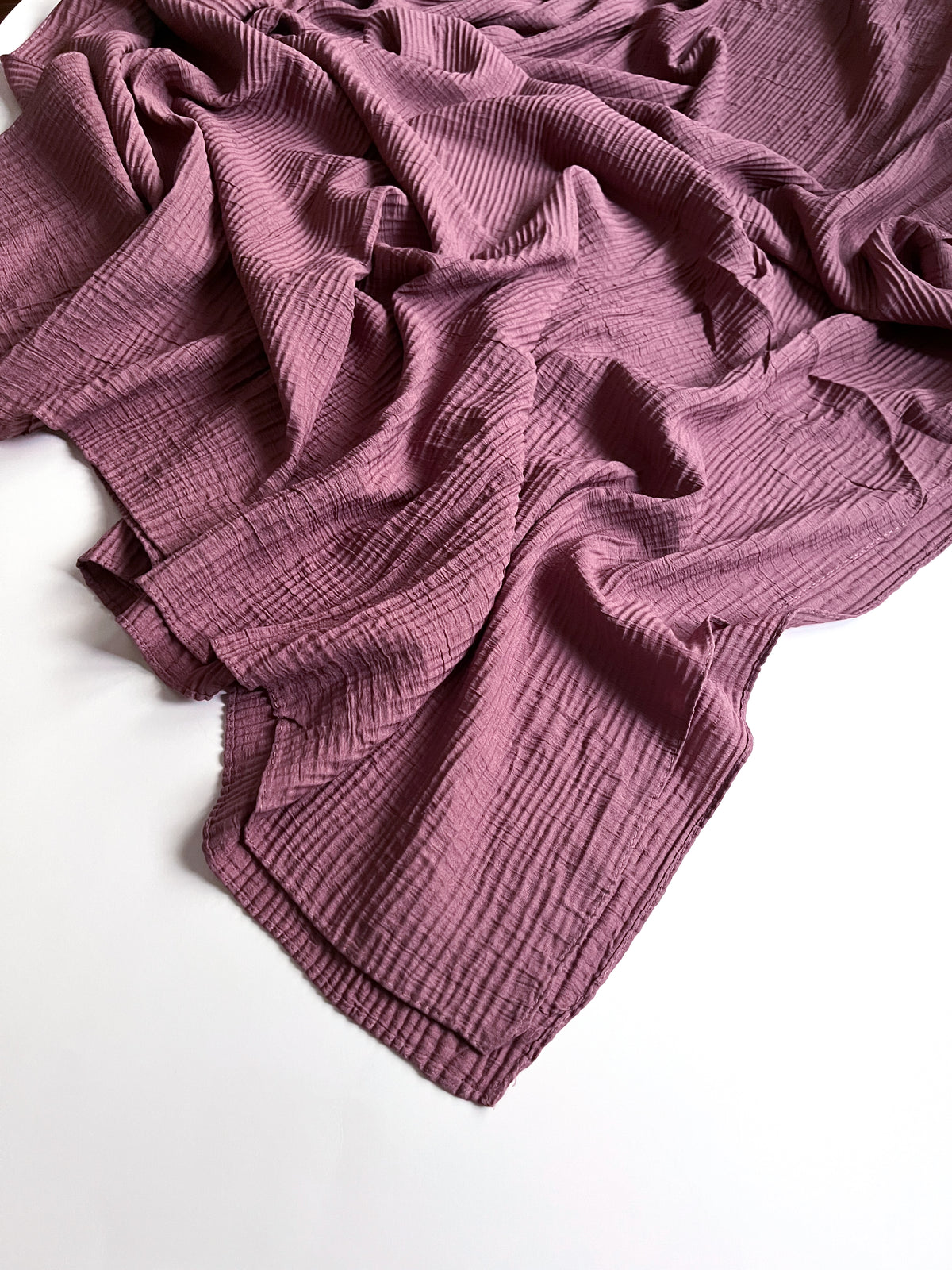 Crumpled Marble Hijab - Rose Tan