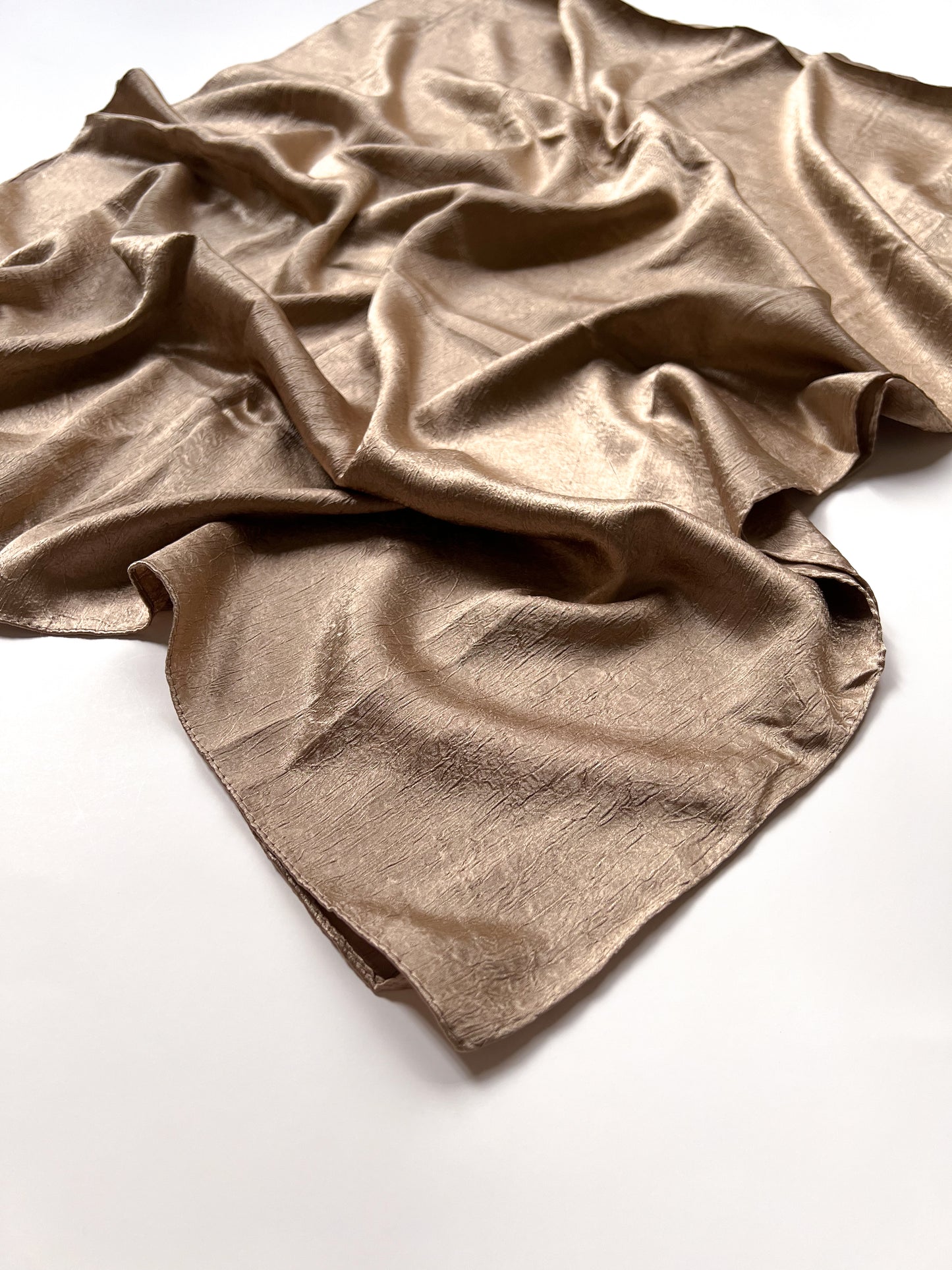 Textured Silk - Khaki Gold
