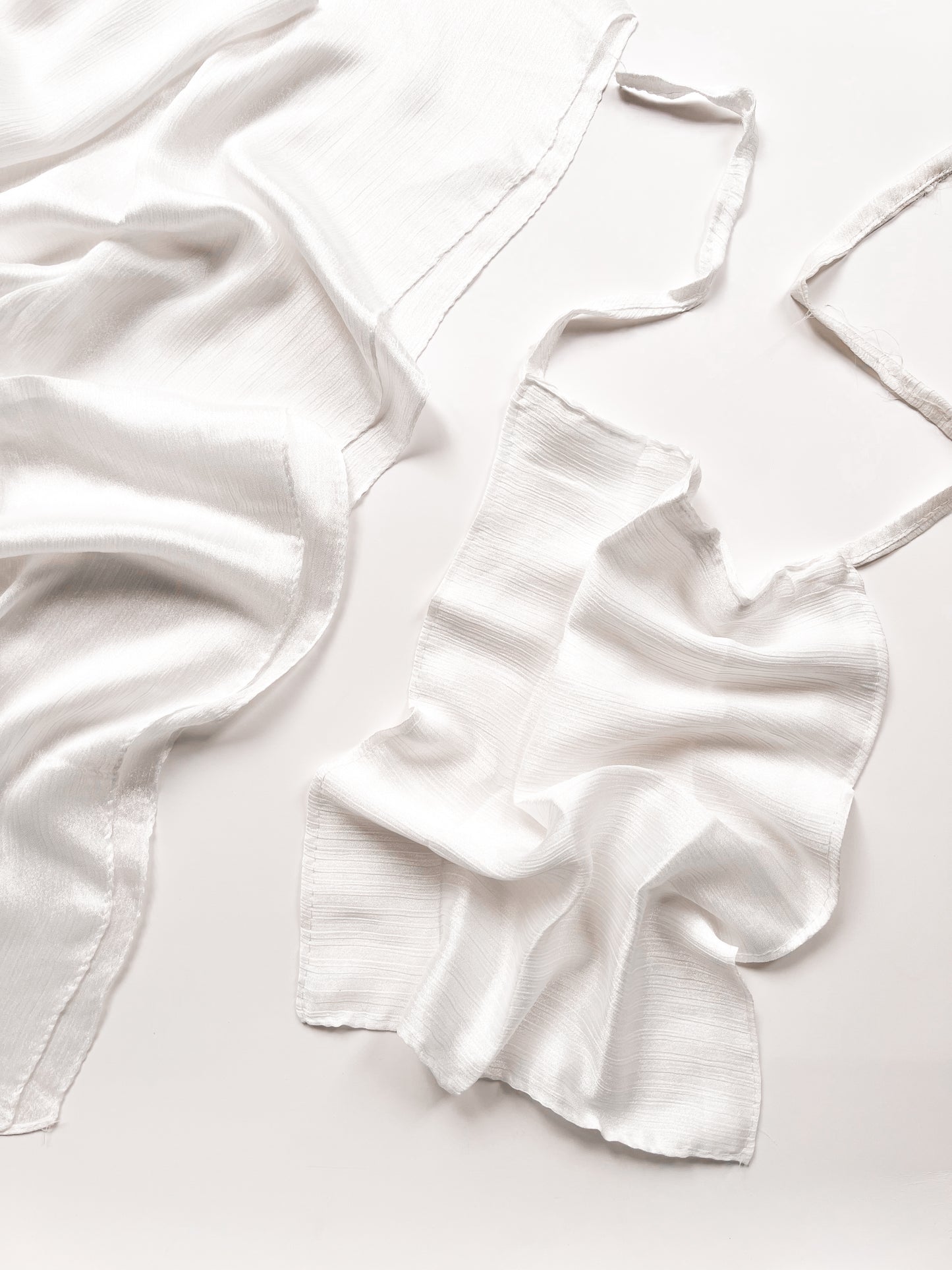 Sheen Hijab & Niqab Set - Pearl White