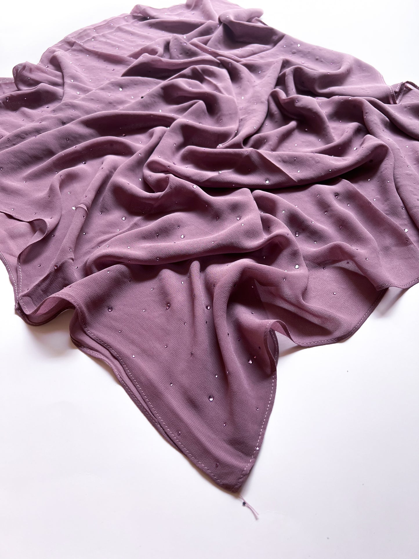 Chiffon Luxe Hijab - Mauve