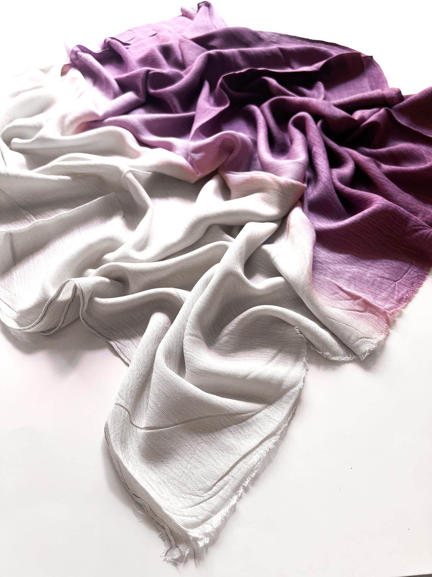 Ombre Lawn Hijab - Berry
