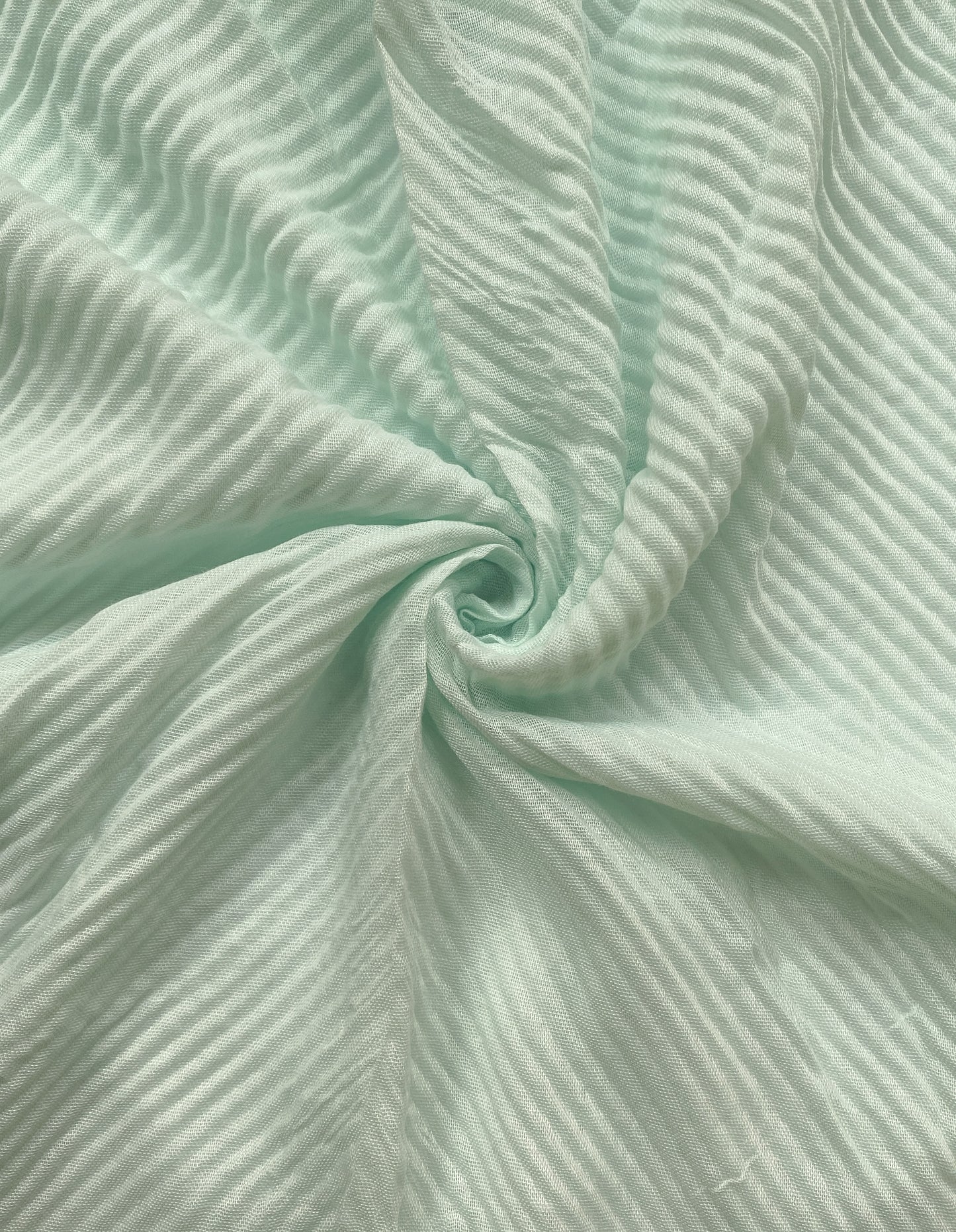 Crumpled Hijab - Light Pistachio