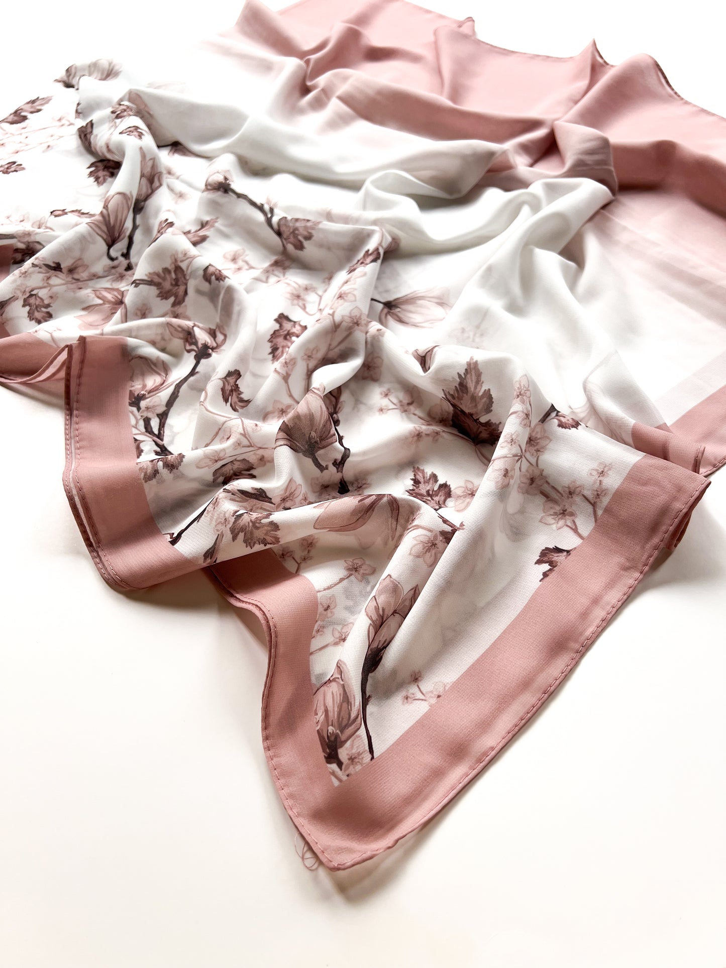 Printed Georgette - Blush Reverie