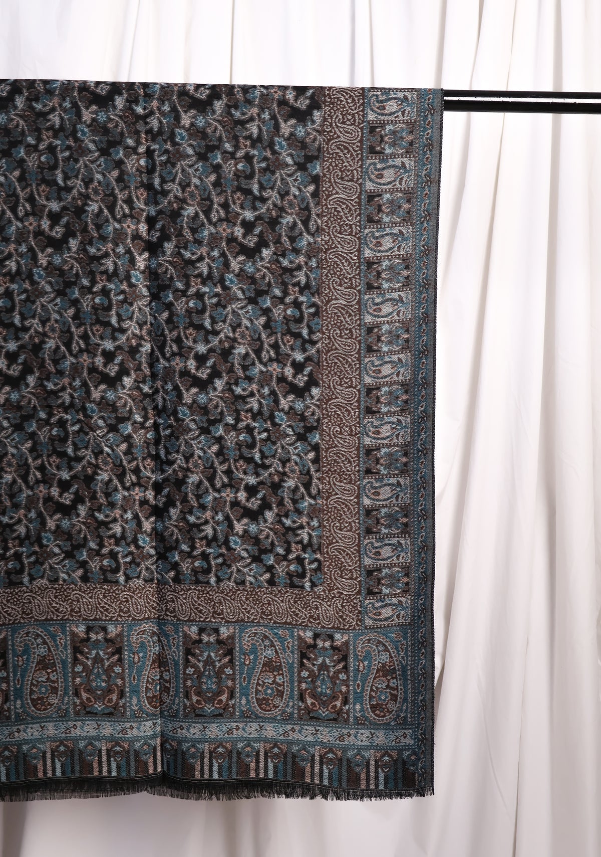 Gulnaar Pashmina Hijab - Black