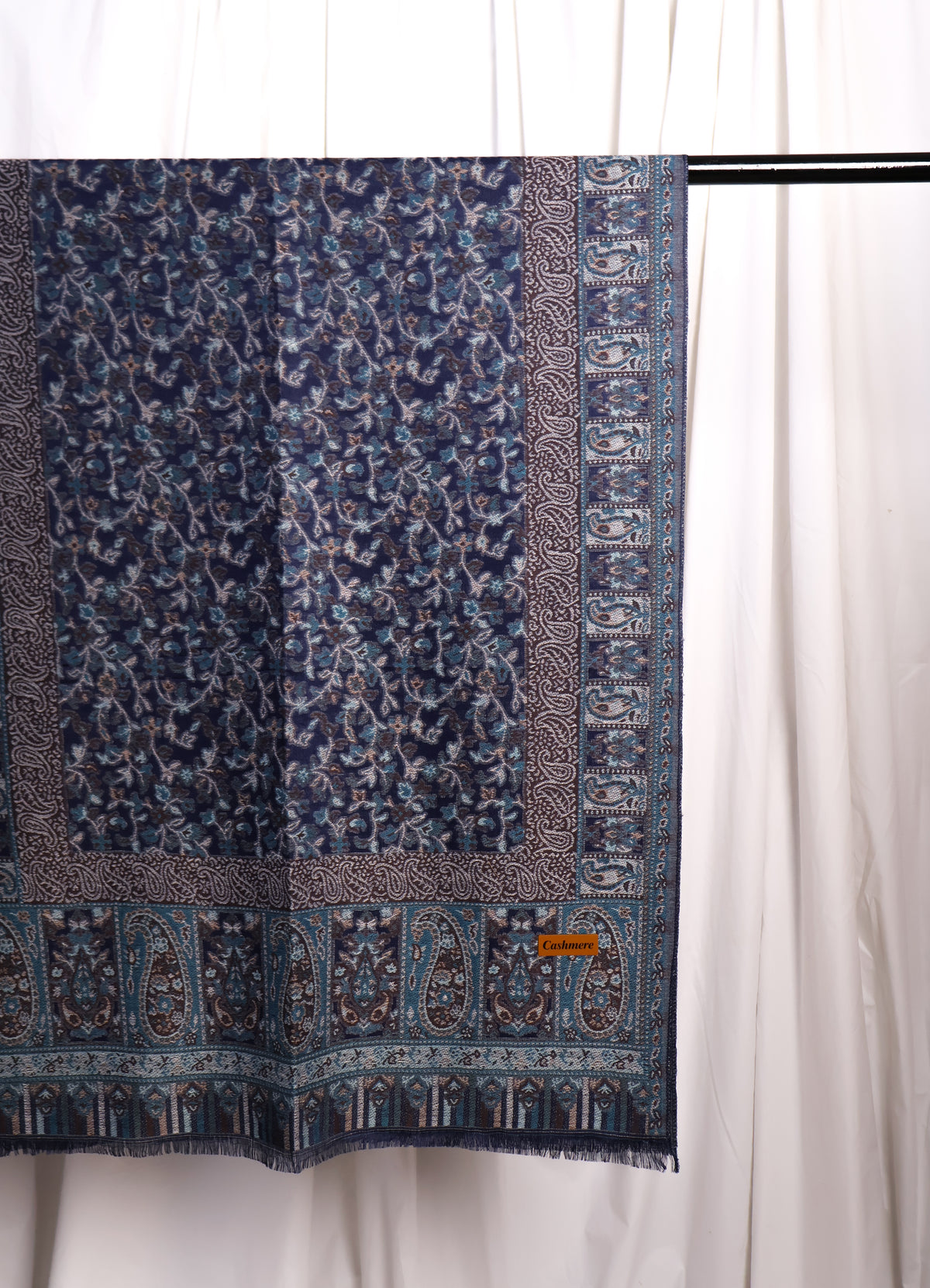 Gulnaar Pashmina Hijab - Navy Blue
