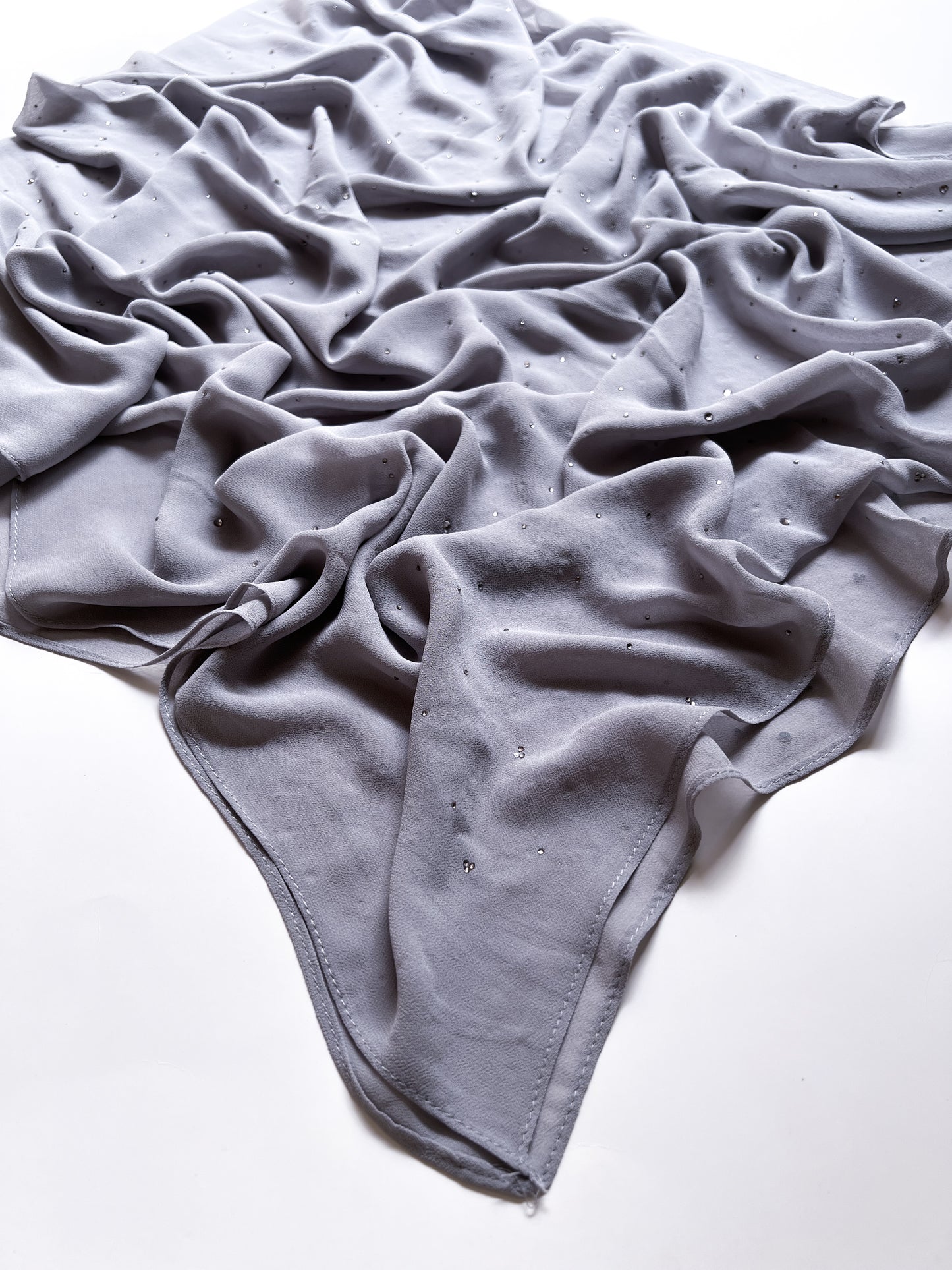 Chiffon Luxe Hijab - Grey