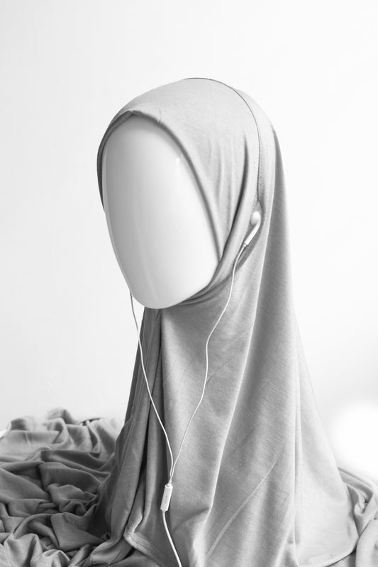 Access Instant Jersey Hijab - Grey