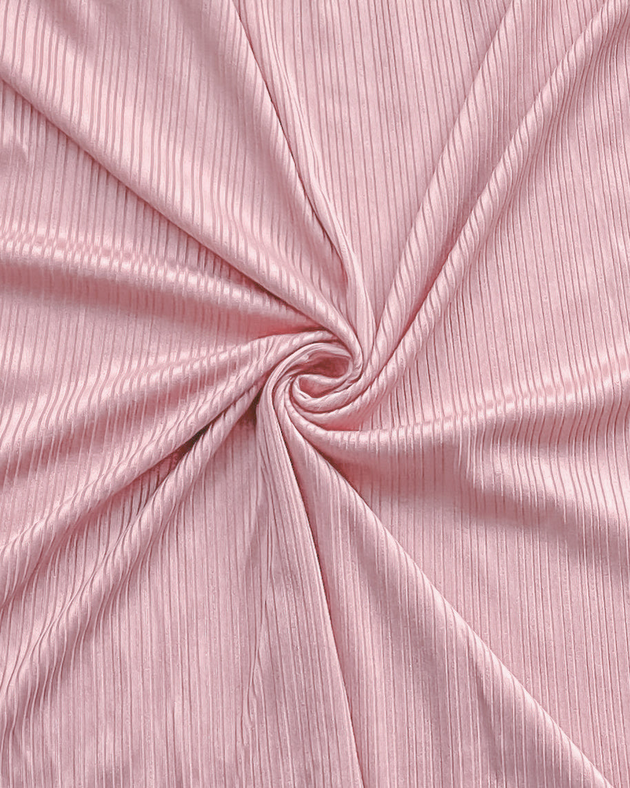 Budget Ribbed Jersey Hijab - Pastel Pink