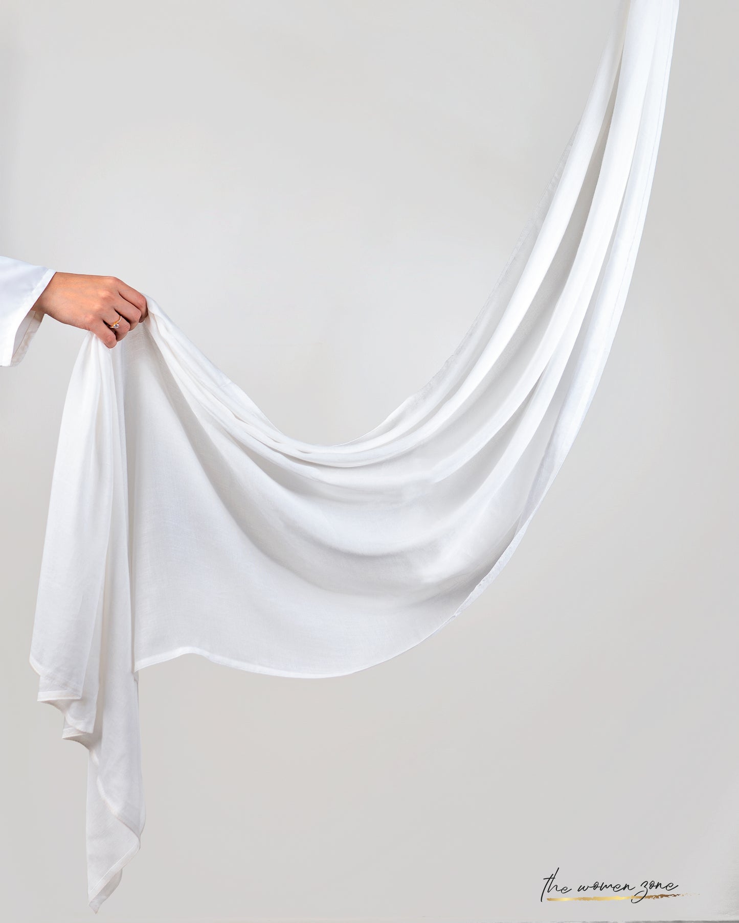 Modal Hijab XL - Milky white