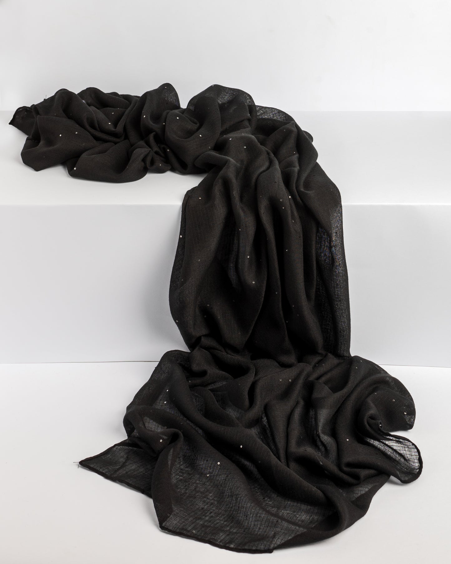 Sequin-Me Hijab - Black