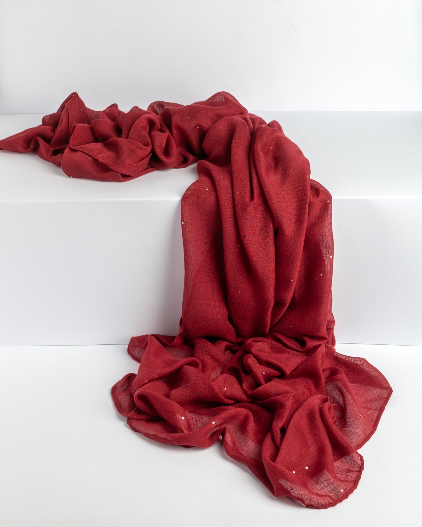 Sequin-Me Hijab - Maroon