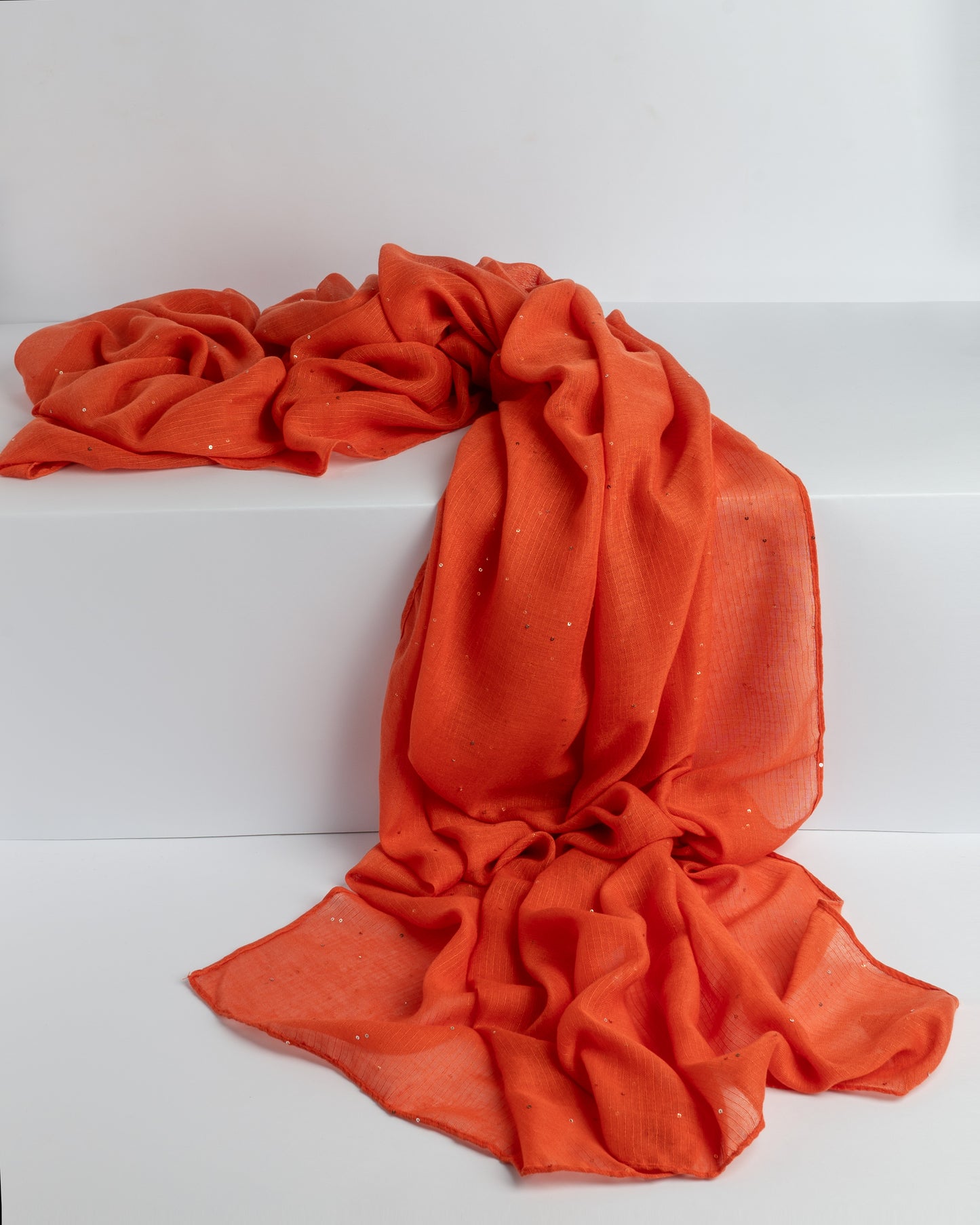 Sequin-Me Hijab - Rust