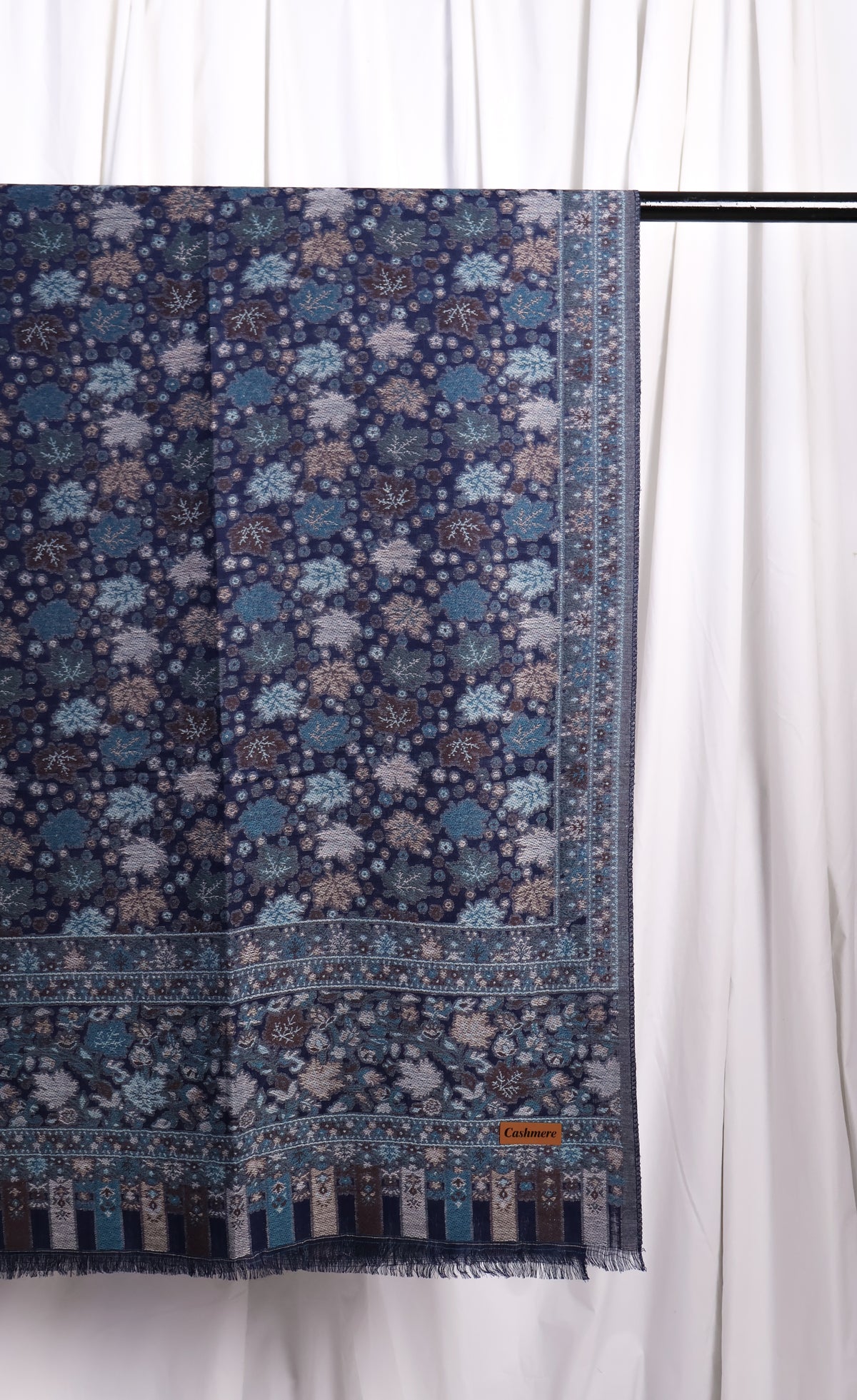 Warda Pashmina Hijab - Navy Blue