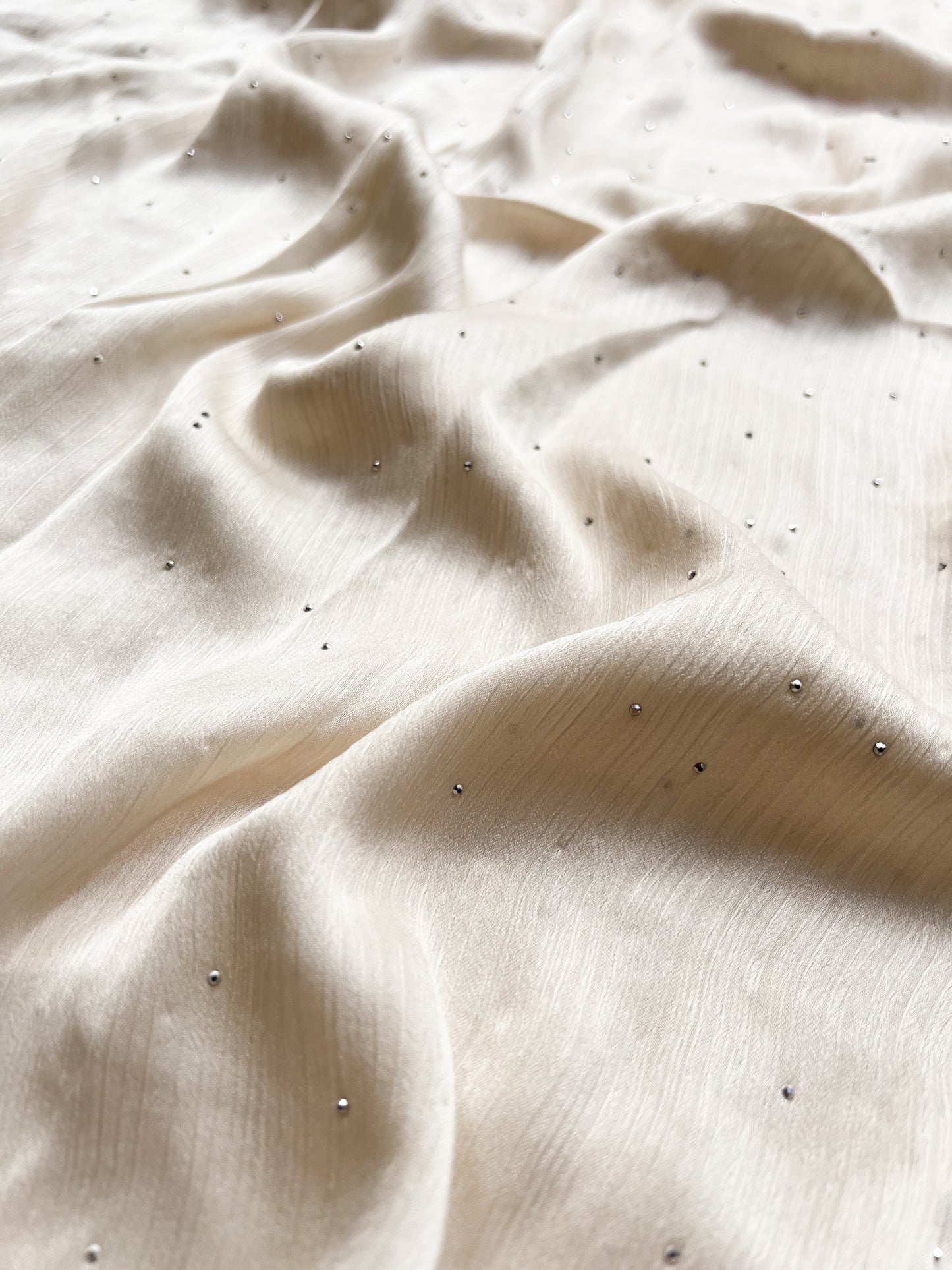 Crinkle Silk Luxe - Ivory