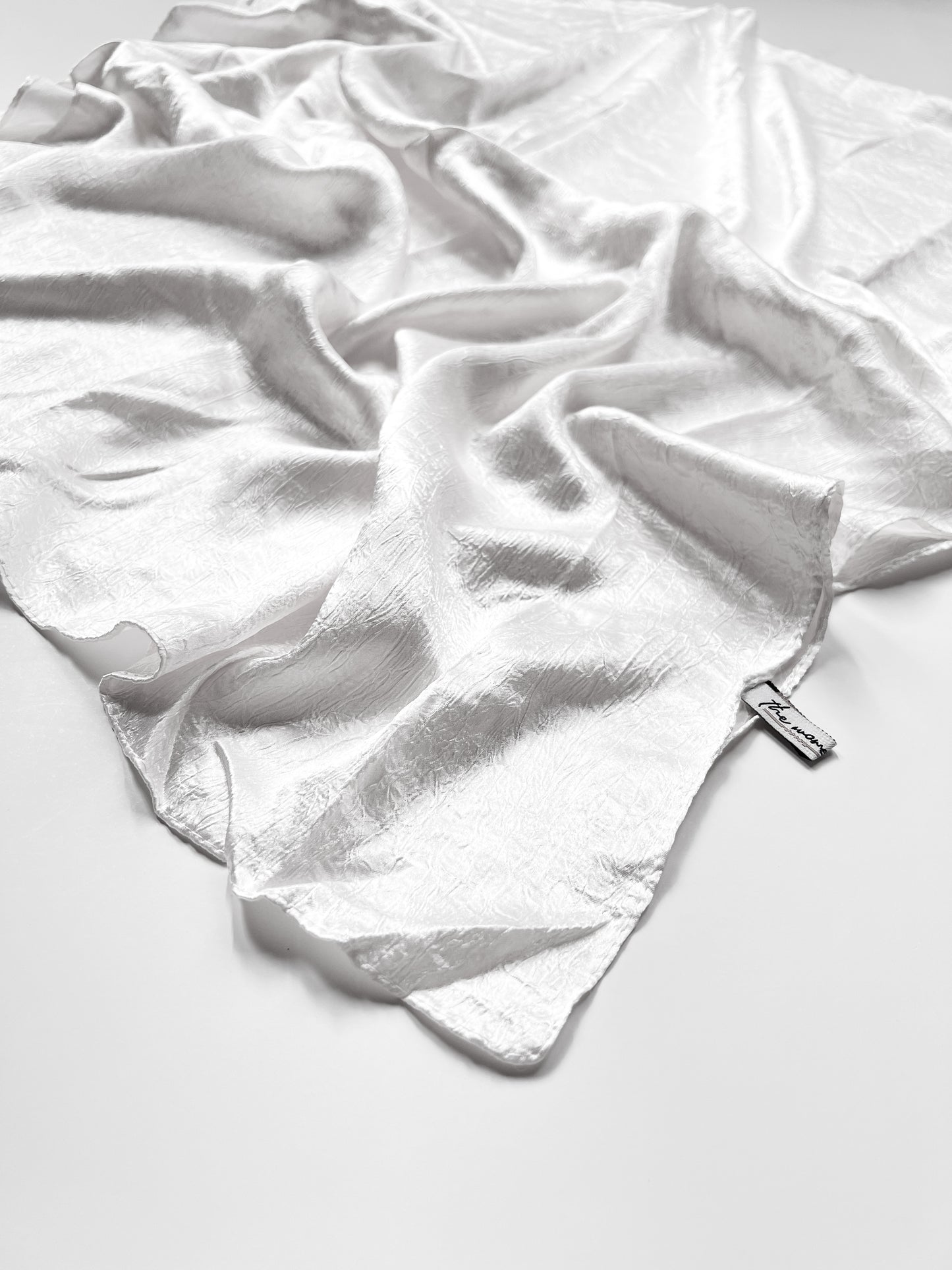 Textured Silk - Milky White