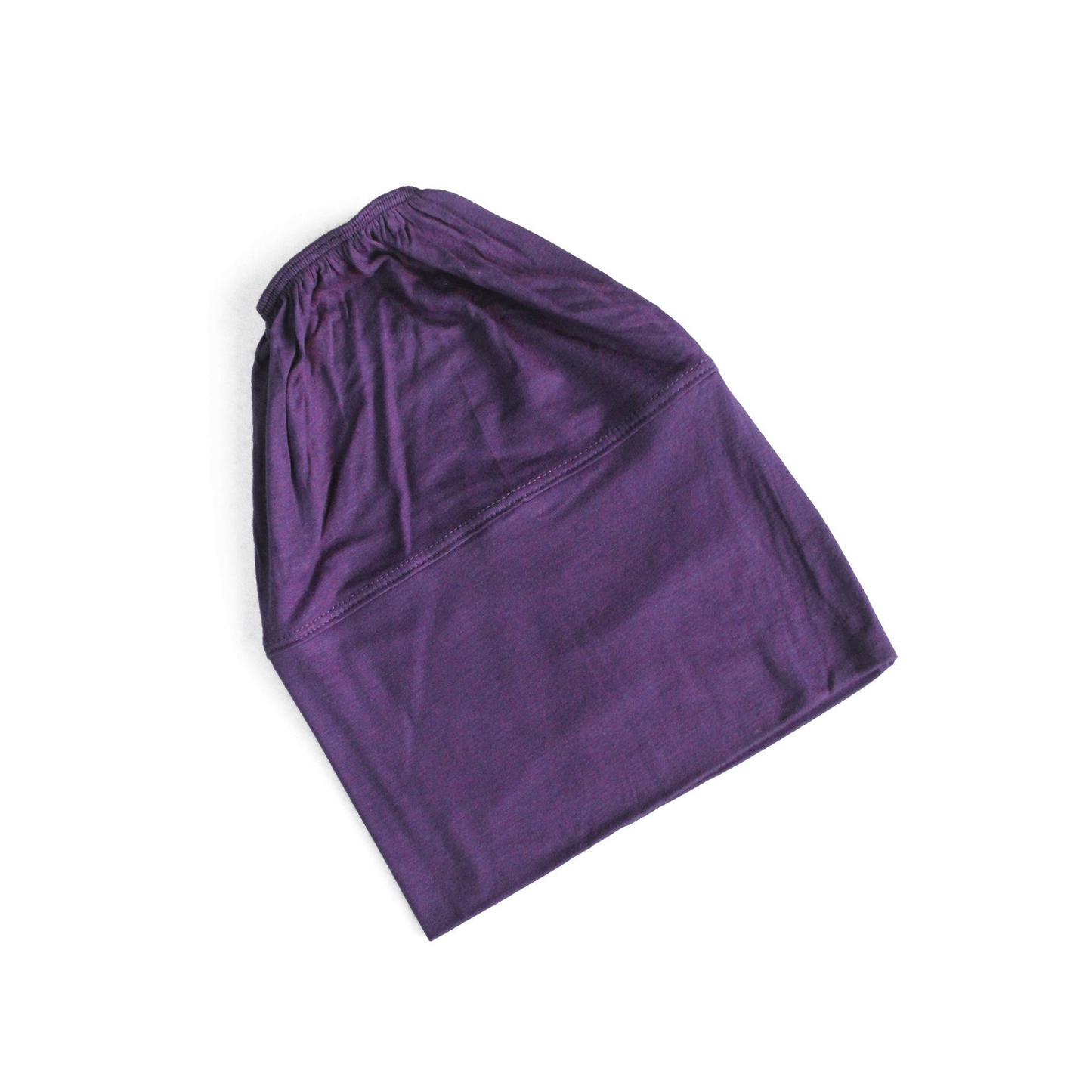 (No headache) Beanie Hijab Cap - Purple